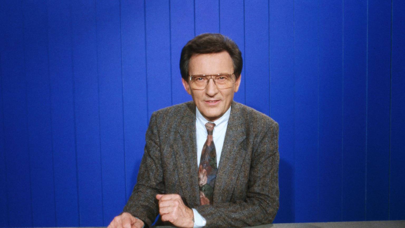 Jo Brauner in der „Tagesschau“-Kulisse.