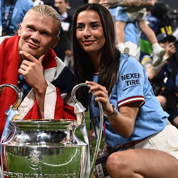 Erling Haaland und seine Verlobte Isabel Haugseng Johansen