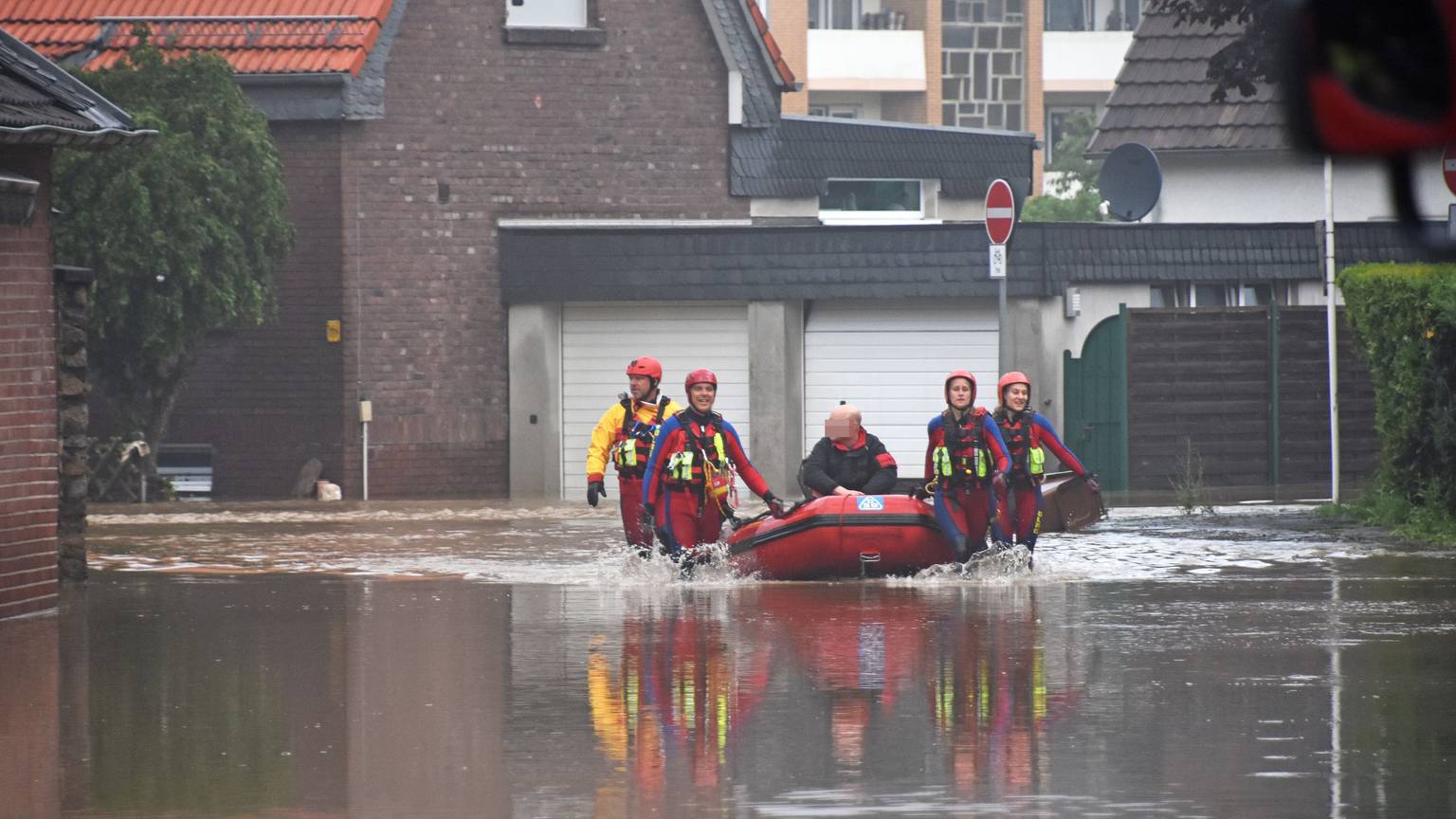 Vom 13. auf den 14. Juli 2021 trat die Wupper in Leichlingen über die Ufer.