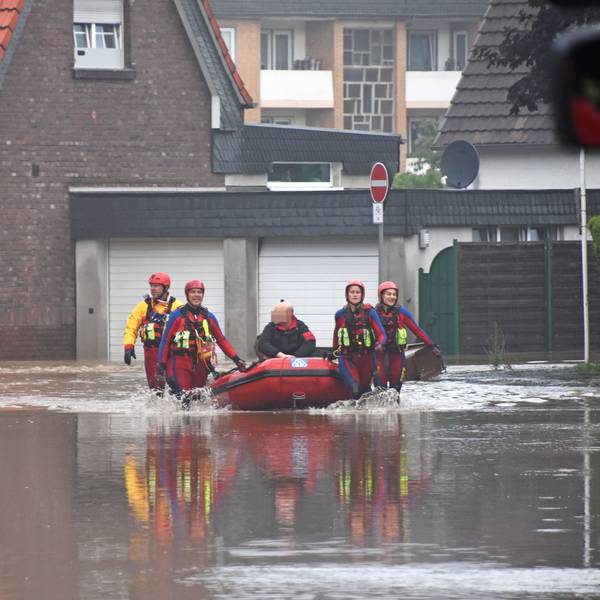 Vom 13. auf den 14. Juli 2021 trat die Wupper in Leichlingen über die Ufer.