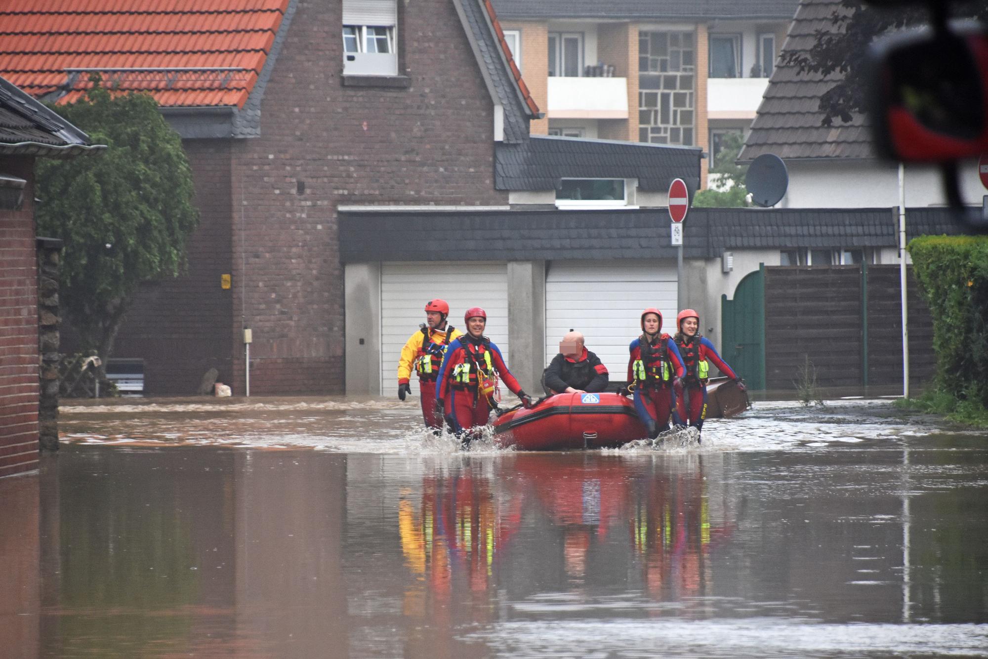 Vom 13. auf den 14. Juli 2021 trat die Wupper in Leichlingen über die Ufer.