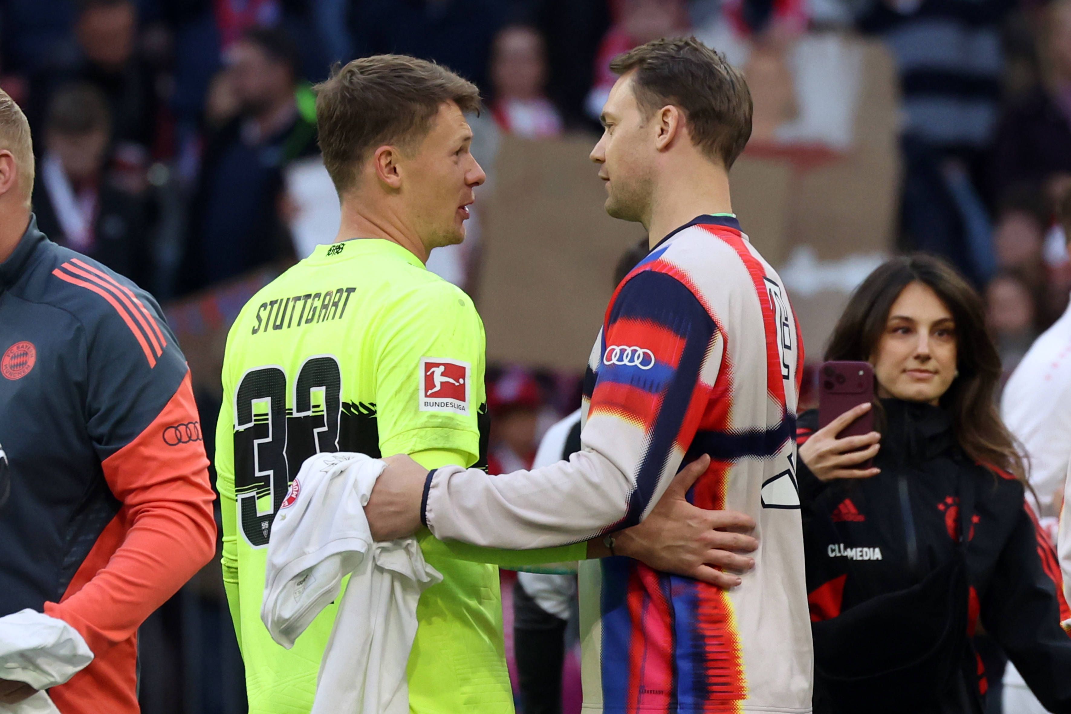 Alexander Nübel und Manuel Neuer.