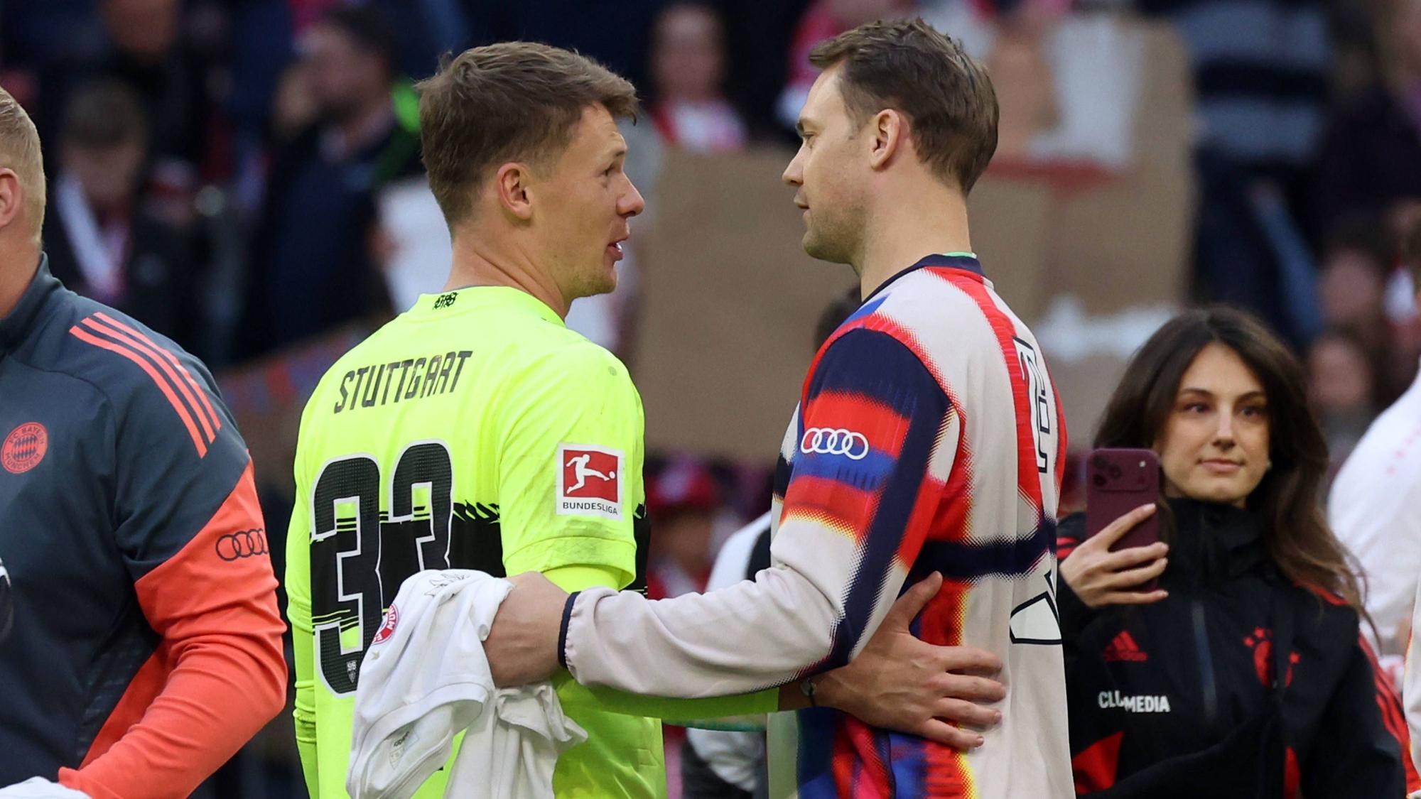 Alexander Nübel und Manuel Neuer.