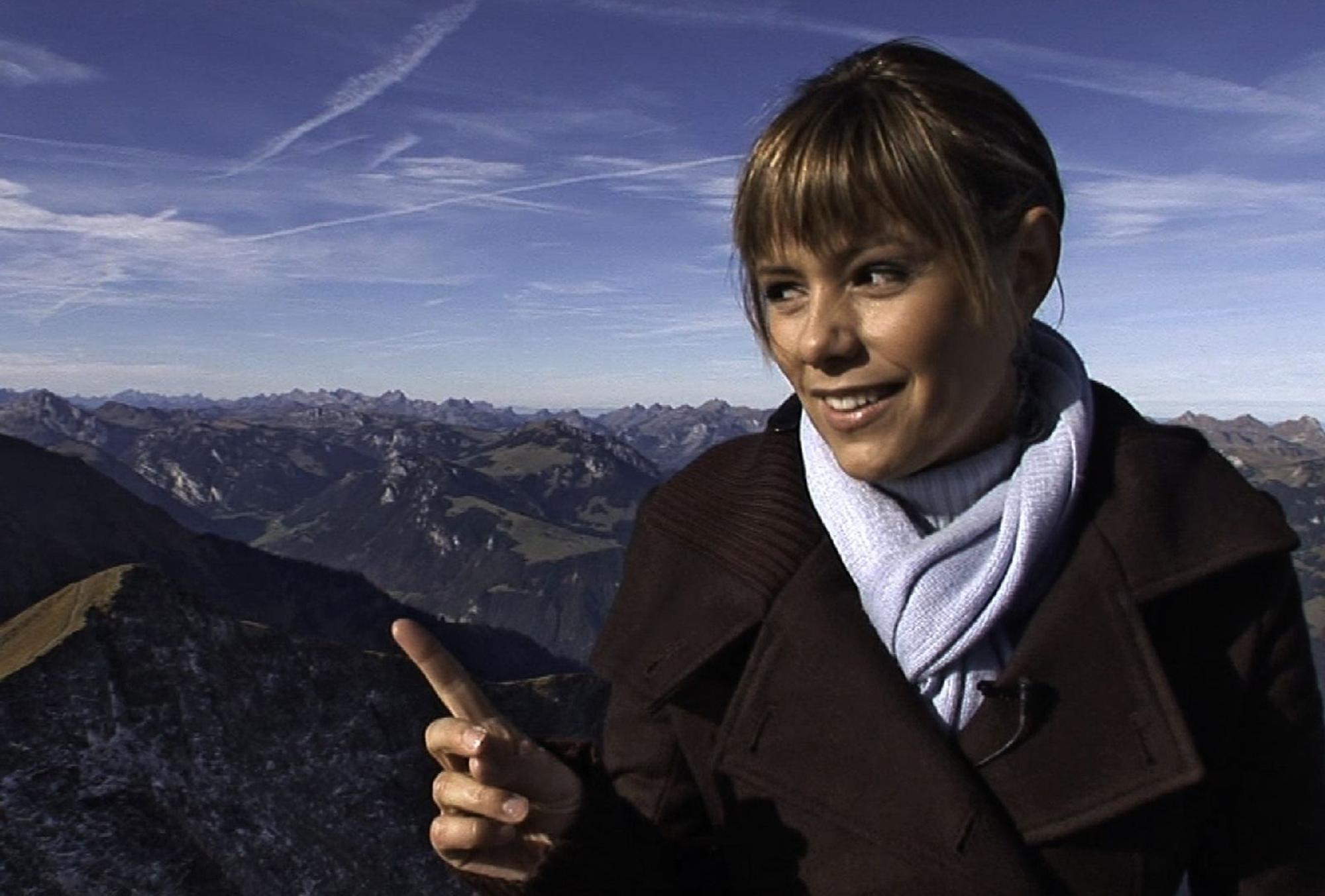 1998 gewann sie als Newcomerin den Wettbewerb: Die Schweizerin Francine Jordi präsentierte 2008 mit Sascha Rufer den Grand Prix der Volksmusik. (Bild: ZDF / SF / Beat Kuert)