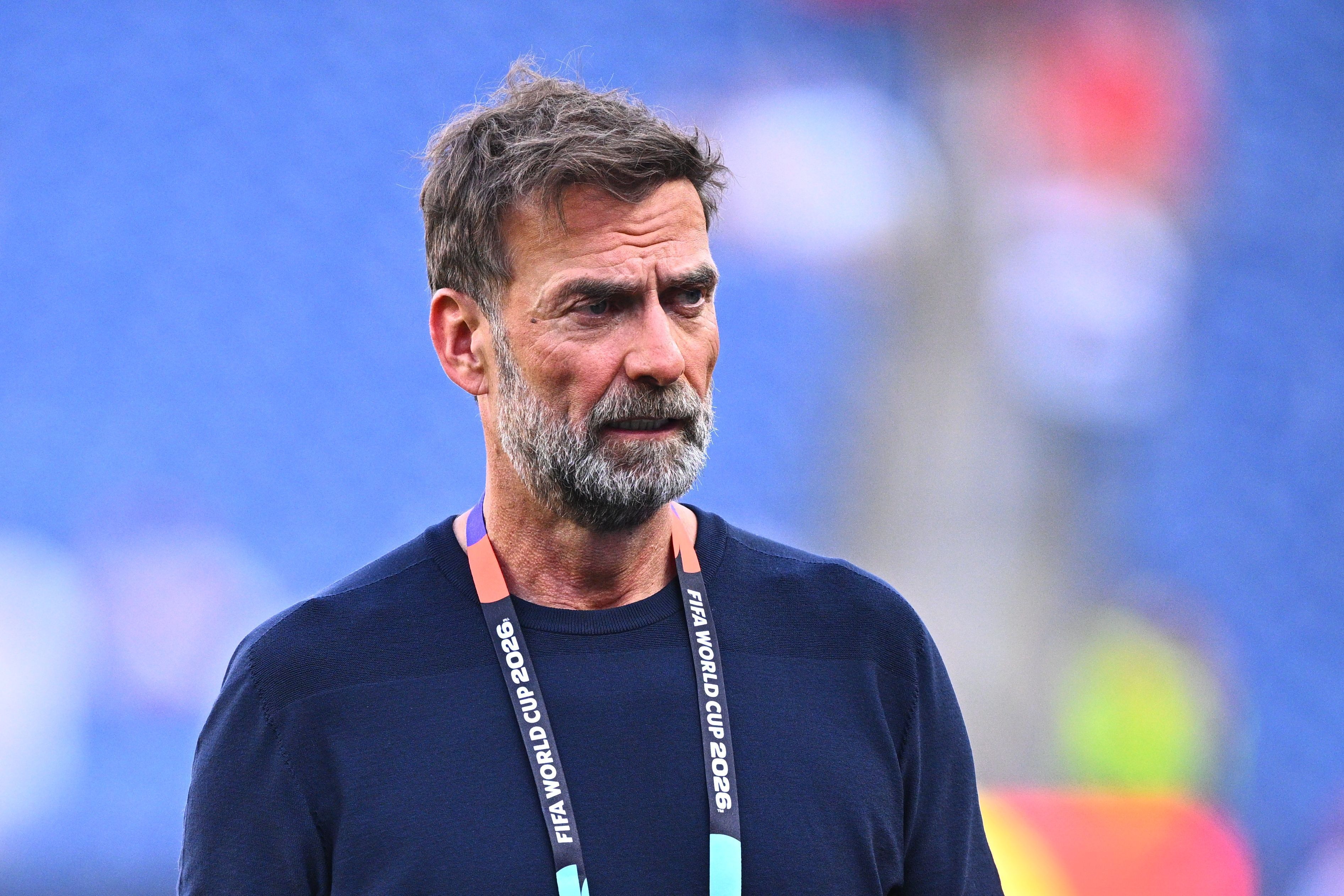 Jürgen Klopp im Stadion als Experte.