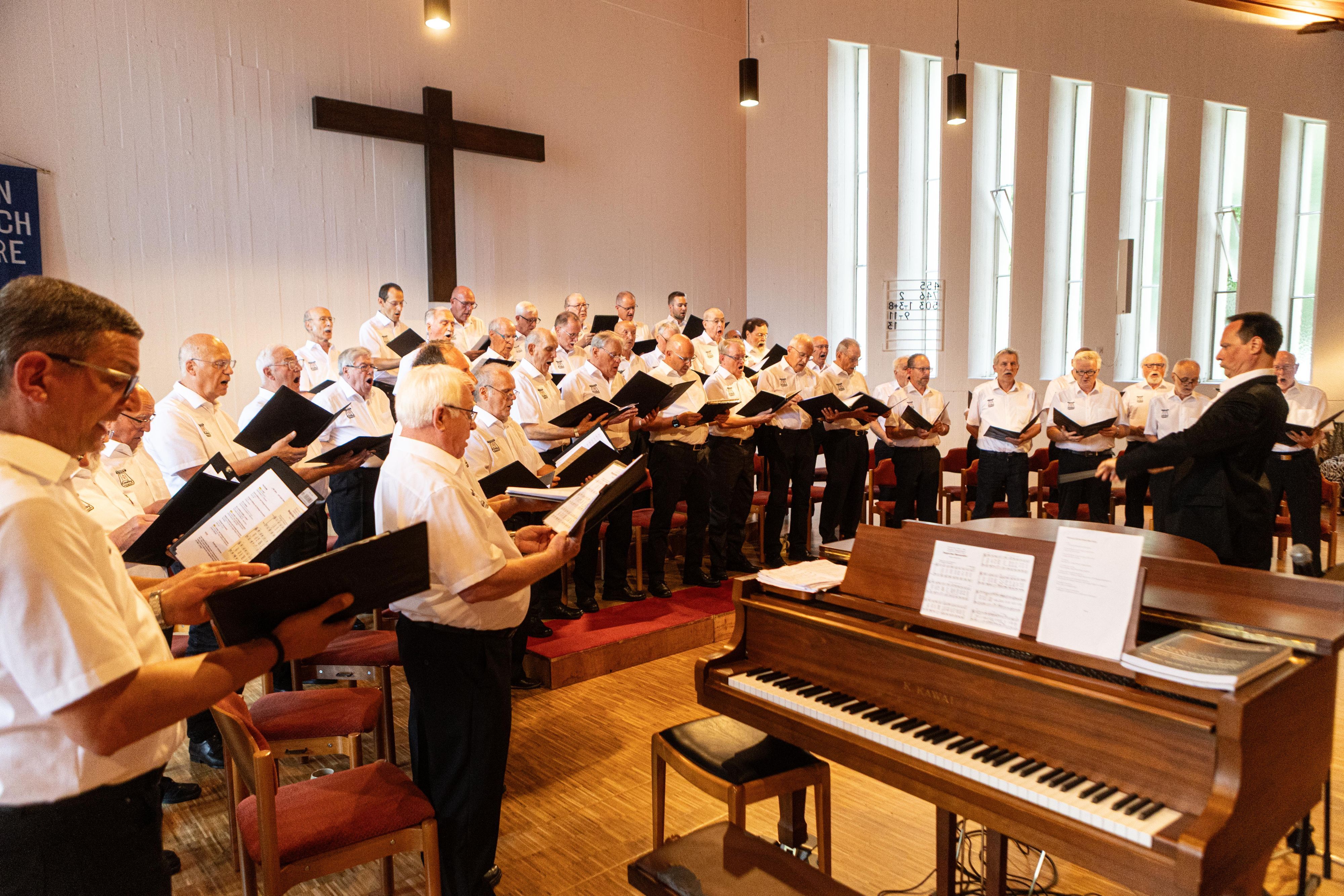 Fast 50 aktive Mitglieder hat der Chor derzeit.