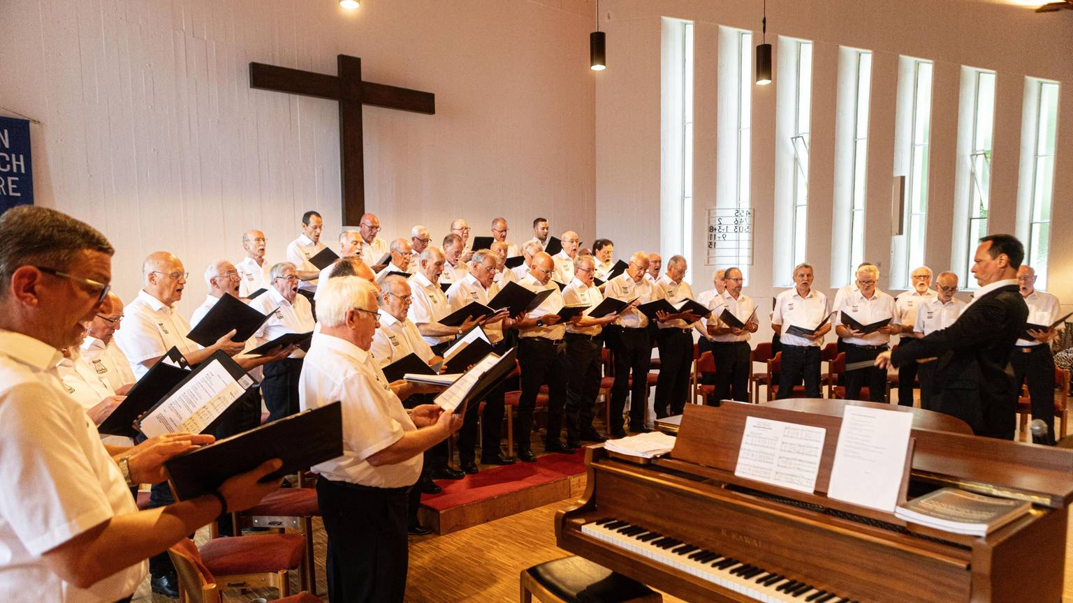 Fast 50 aktive Mitglieder hat der Chor derzeit.