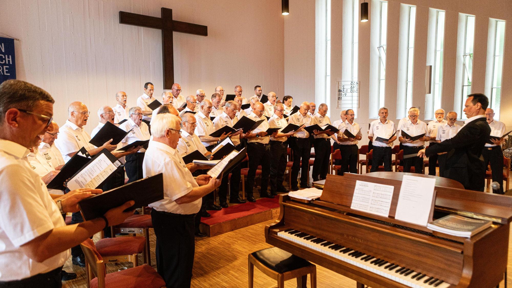 Fast 50 aktive Mitglieder hat der Chor derzeit.
