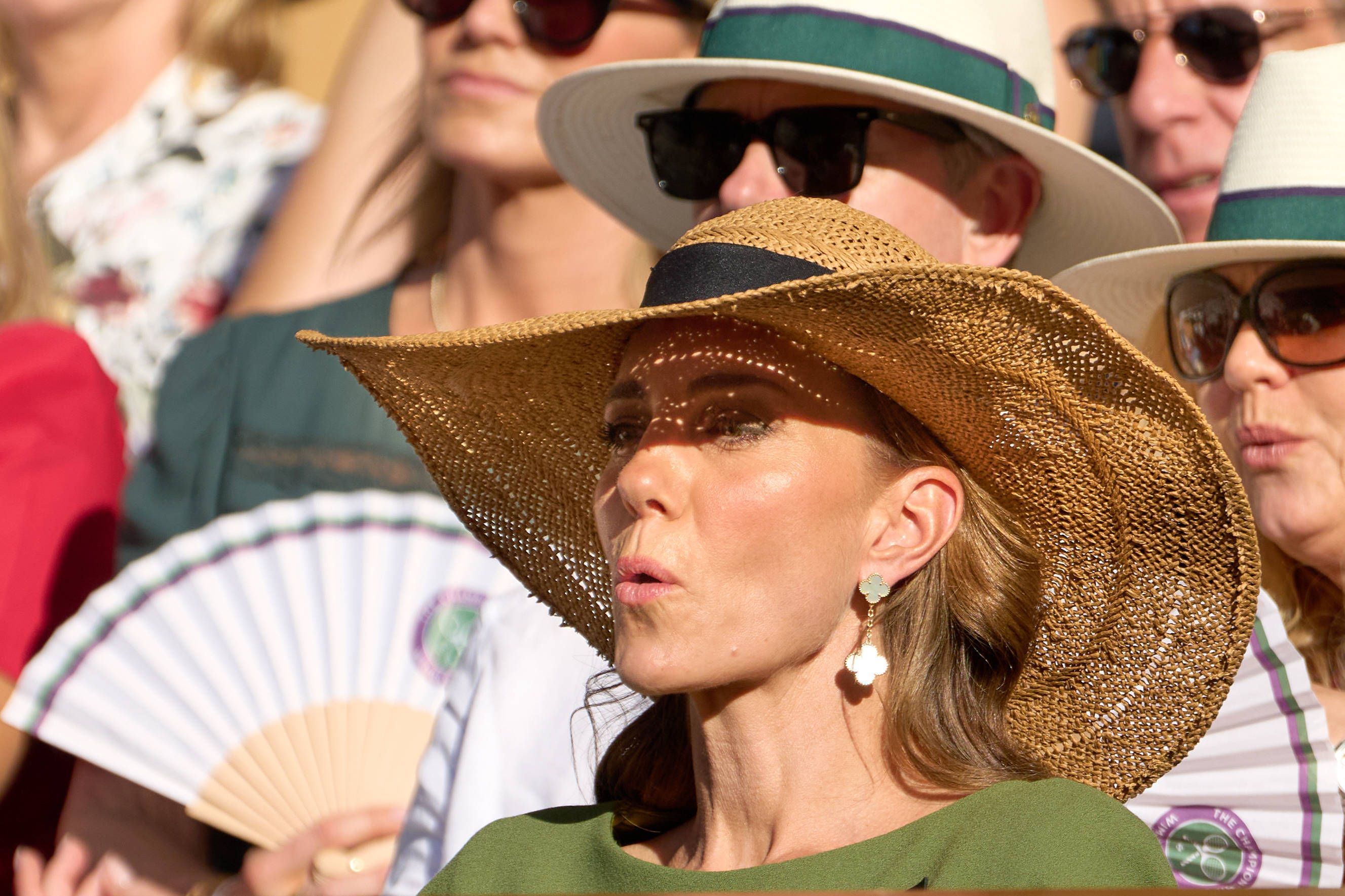 Prinzessin Kate fieberte in der Royal Box mit.
