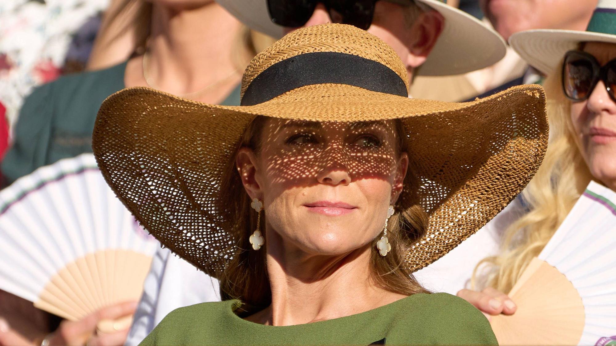 Prinzessin Kate beim Herren-Finale in Wimbledon.