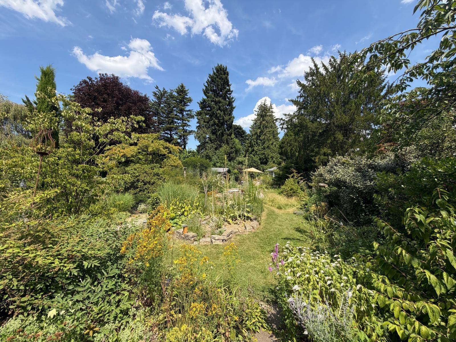 Auf rund 1200 Quadratmetern wächst kein klassischer Ziergarten mit akkurat geschnittenen Beeten, sondern ein vielfältiger Lebensraum.