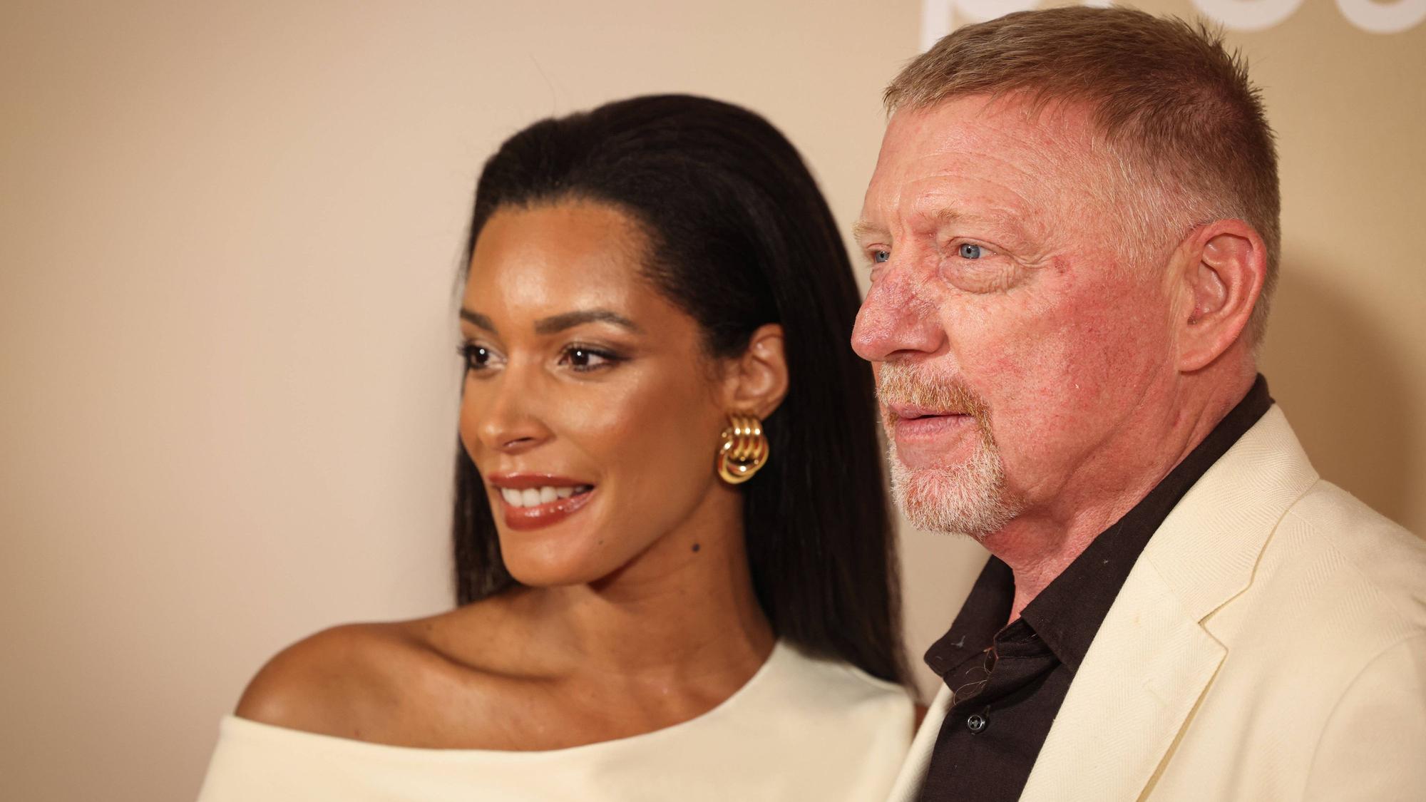 Boris Becker (r) und seine Ehefrau Lilian de Carvalho.