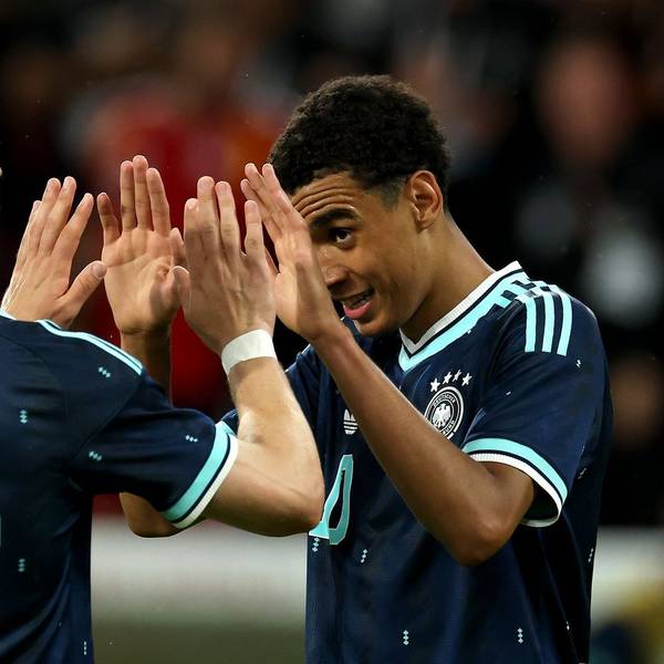 Die deutschen Mittelfeldstars Florian Wirtz (links) und Jamal Musiala konnten bei der WM nicht in erhofftem Maße glänzen. (Bild: 2026 Getty Images/Alexander Hassenstein)