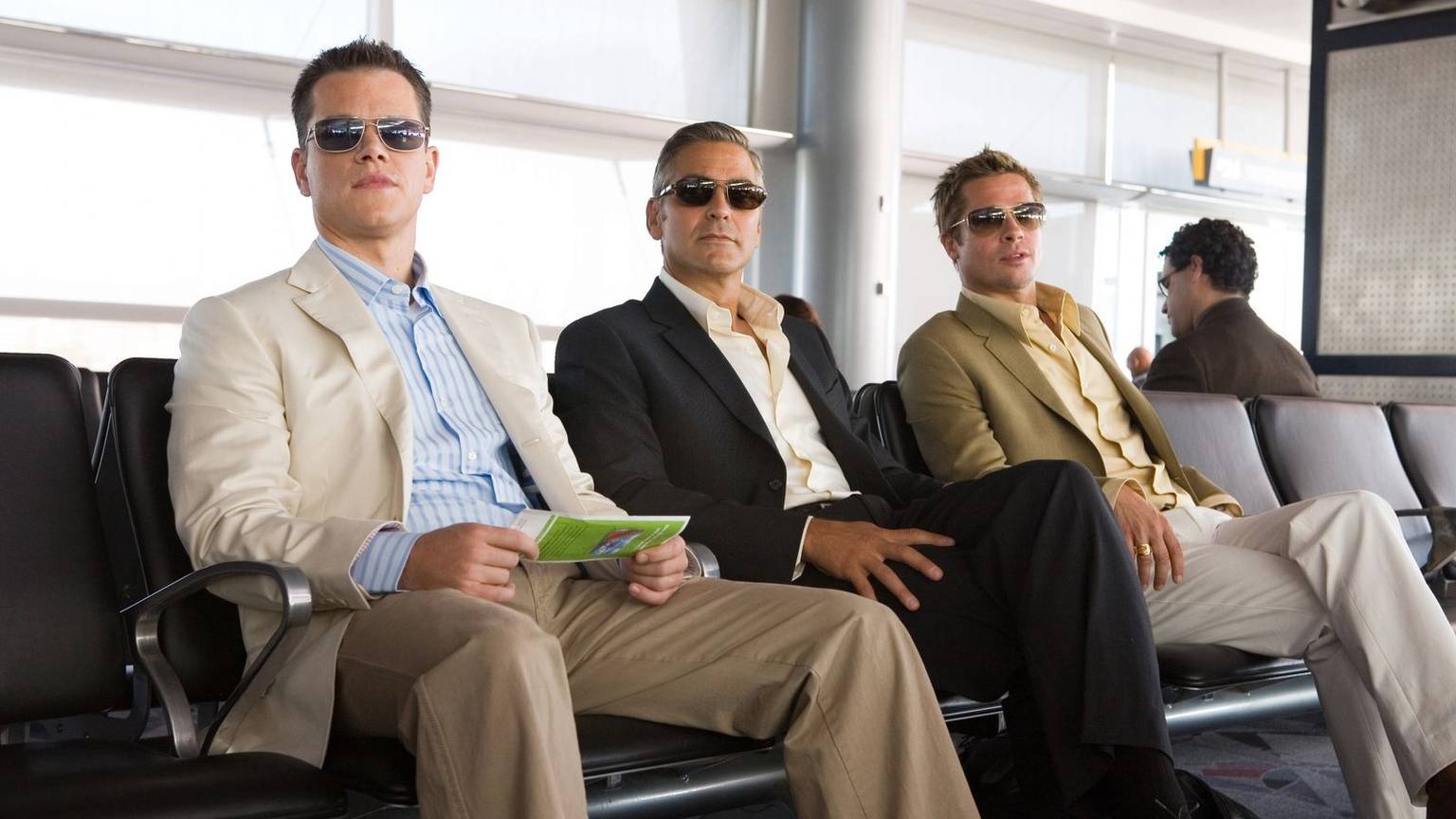 „Ocean's 13“ (2007, Bild) ist der bislang letzte Teil der erfolgreichen Gauner-Reihe. Die dritte Fortsetzung entsteht gerade in Hollywood. (Bild: kabel eins/TM & Warner Bros.)