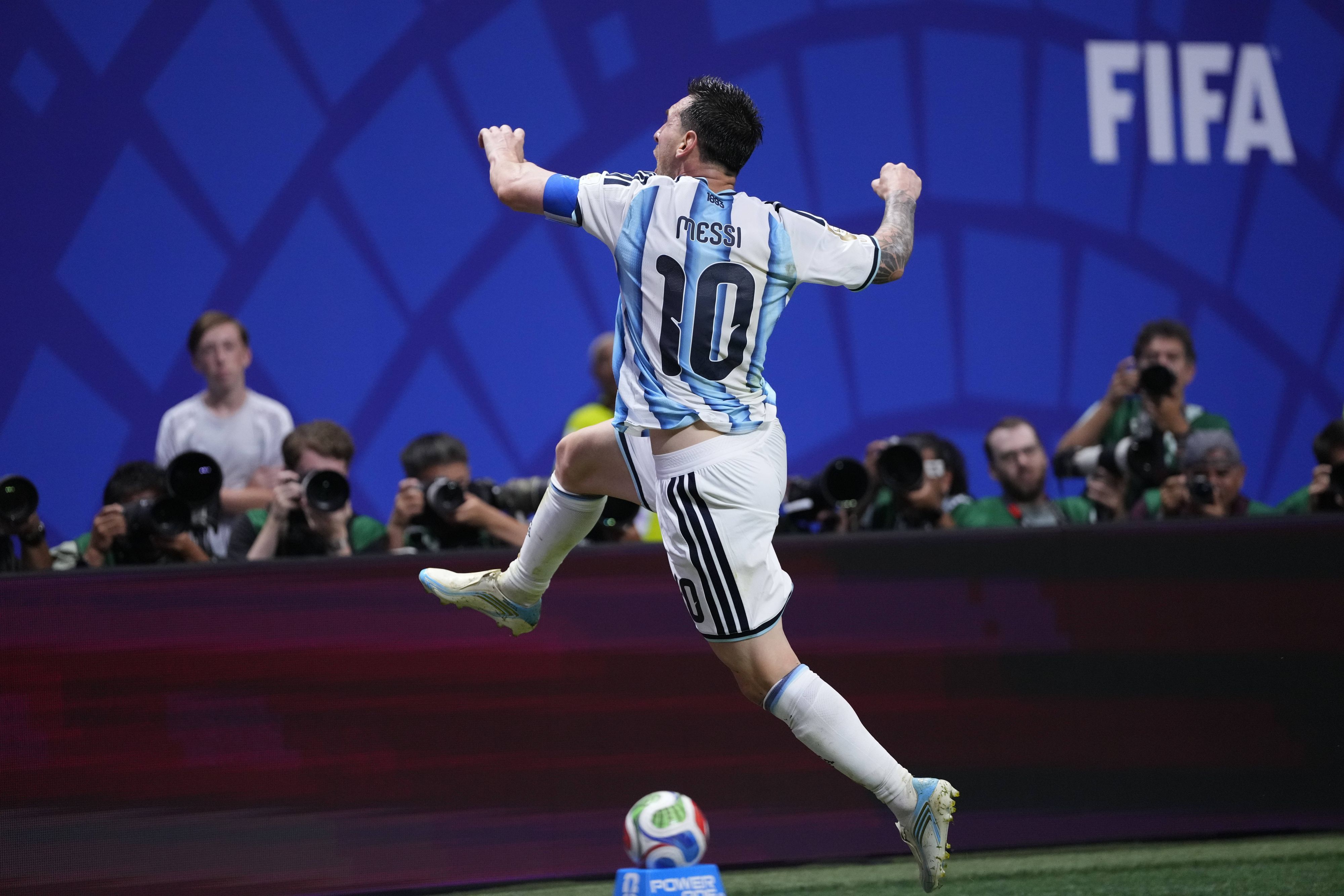 Jubelnder Messi