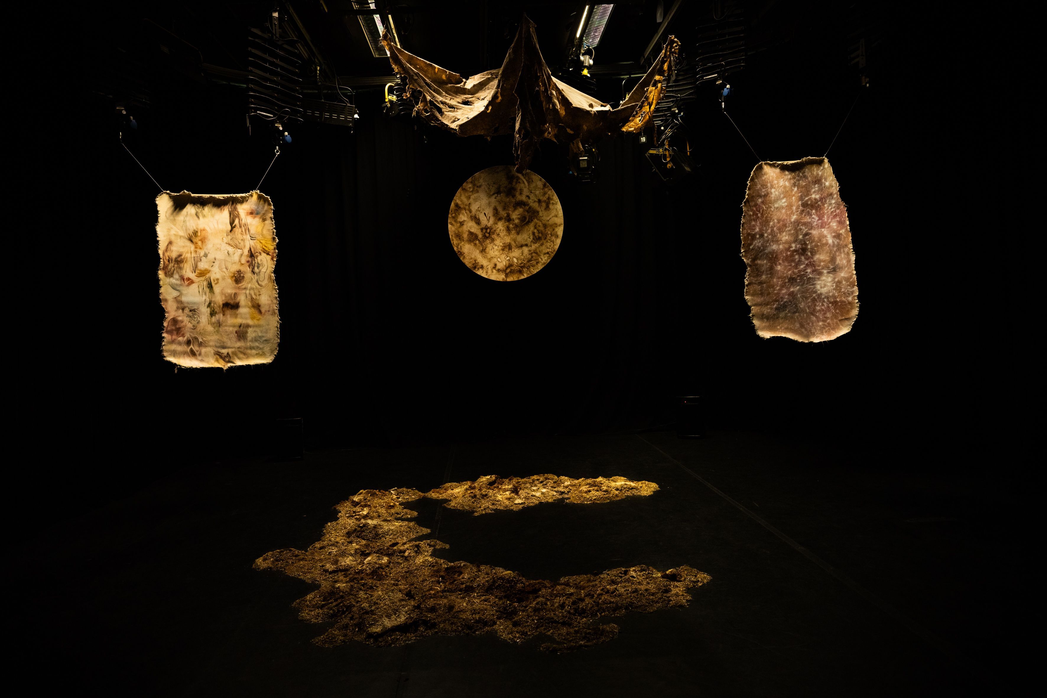 Hyunji Seo – Fungyo, 2026, mehrteilige Rauminstallation