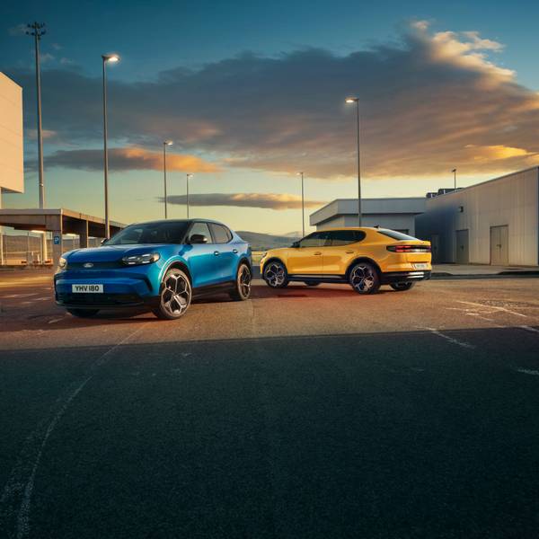 Der vollelektrische Ford Capri von 2024, der in Köln gebaut wird