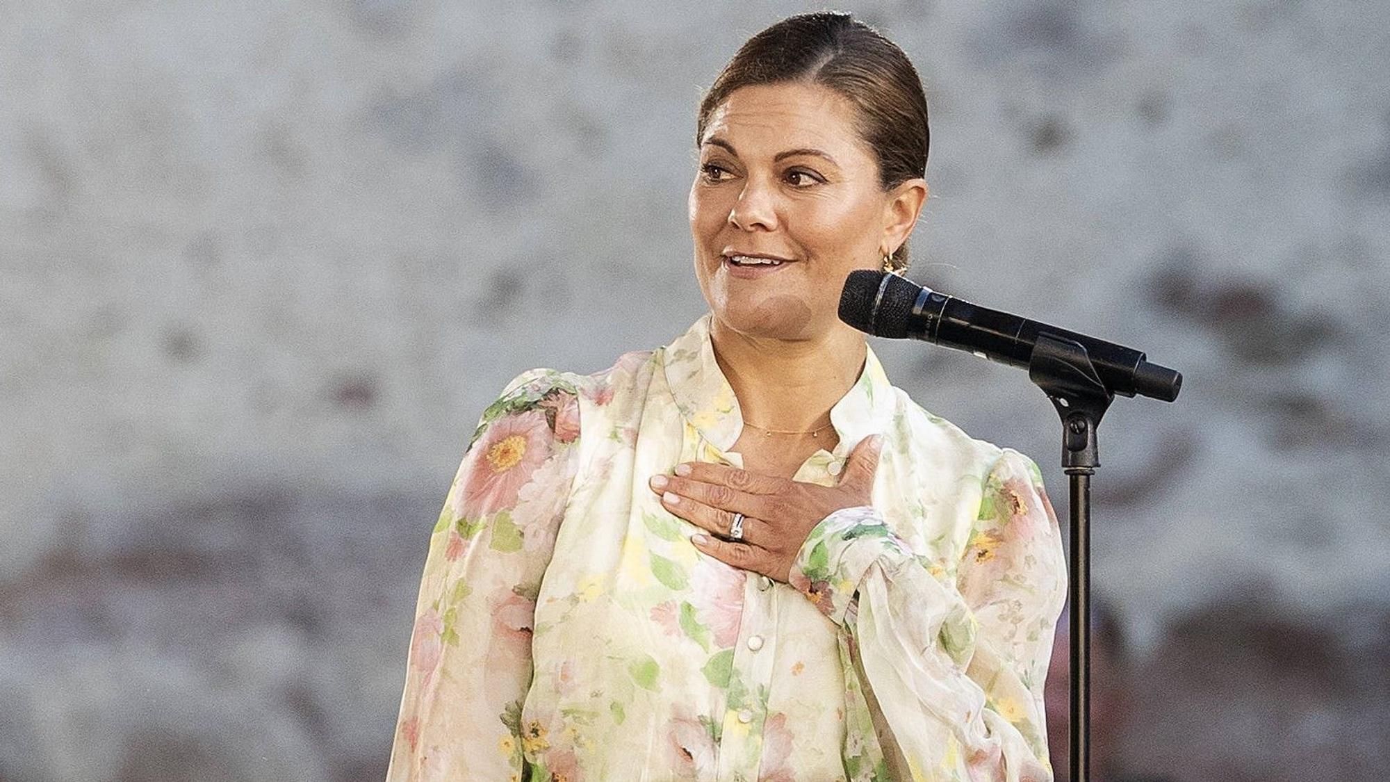 Kronprinzessin Victoria bei der Verleihung des Victoria-Preises.