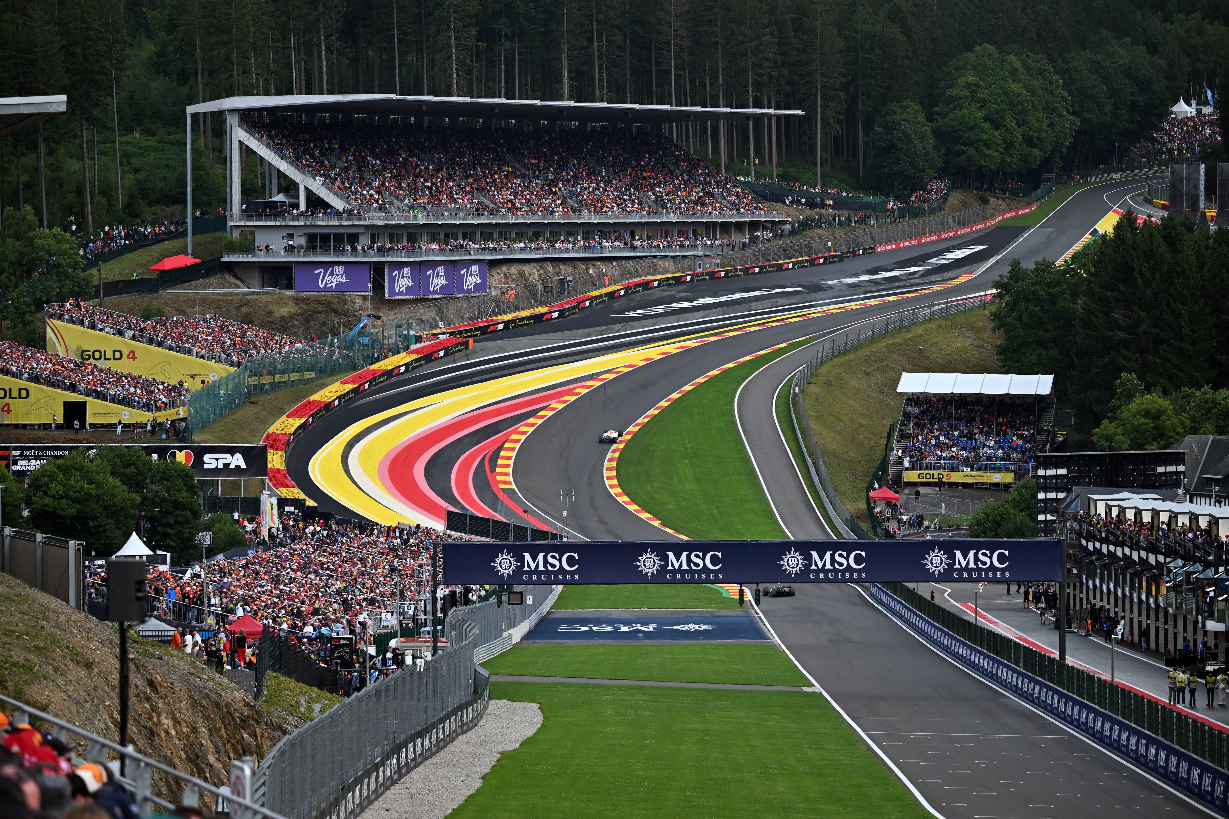 Eau Rouge in Spa.