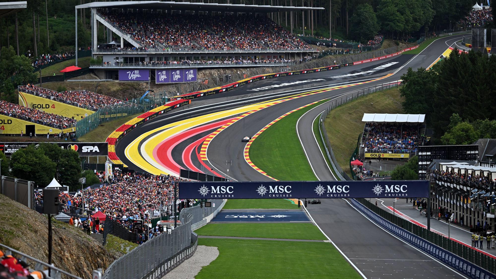 Eau Rouge in Spa.