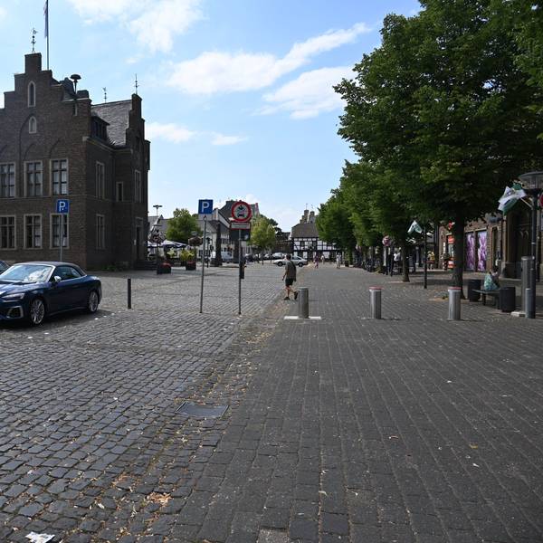 Der Marktplatz in Erftstadt-Lechenich.