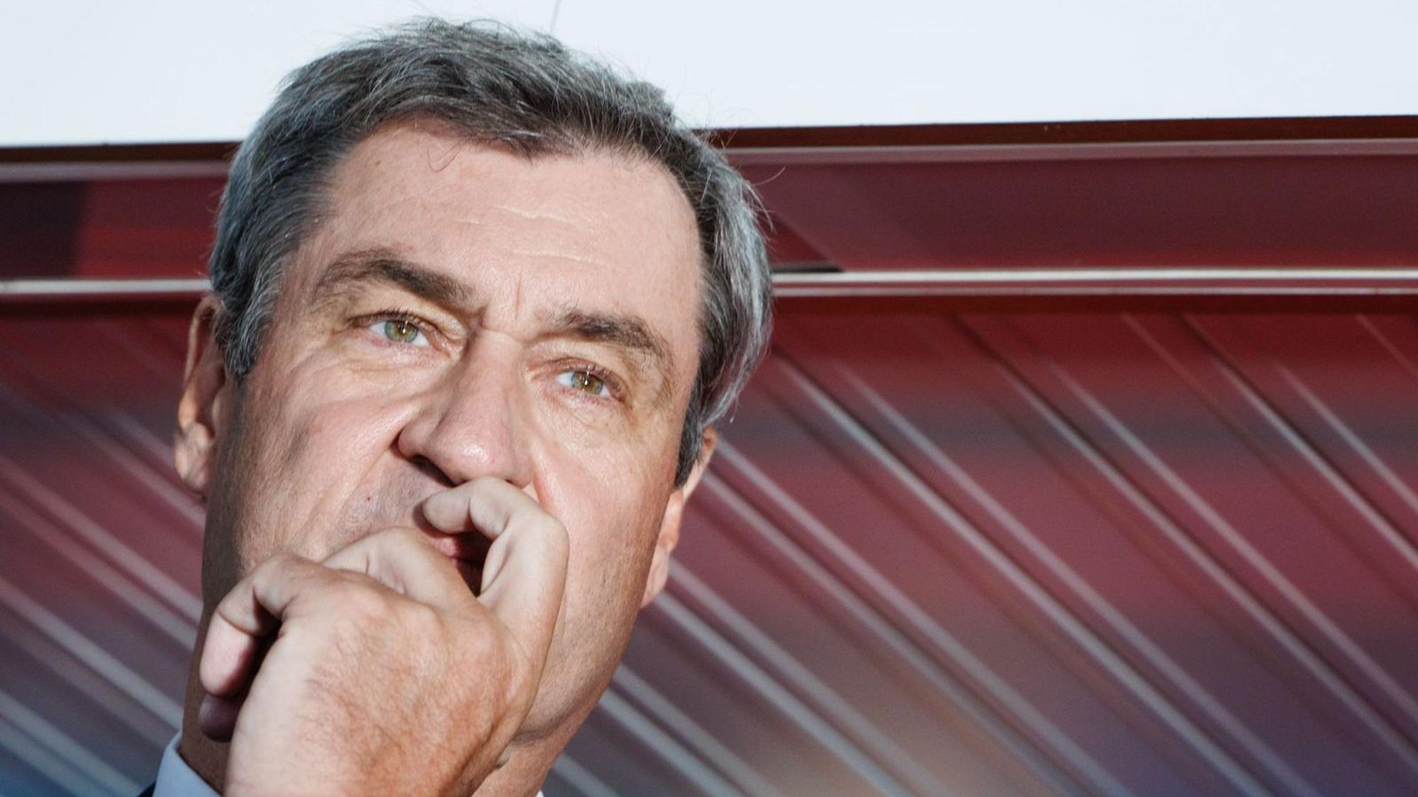 Markus Söder kann im deutschen WM-Ausscheiden auch etwas Gutes erkennen. (Bild: Getty Images / 2026 Pool)