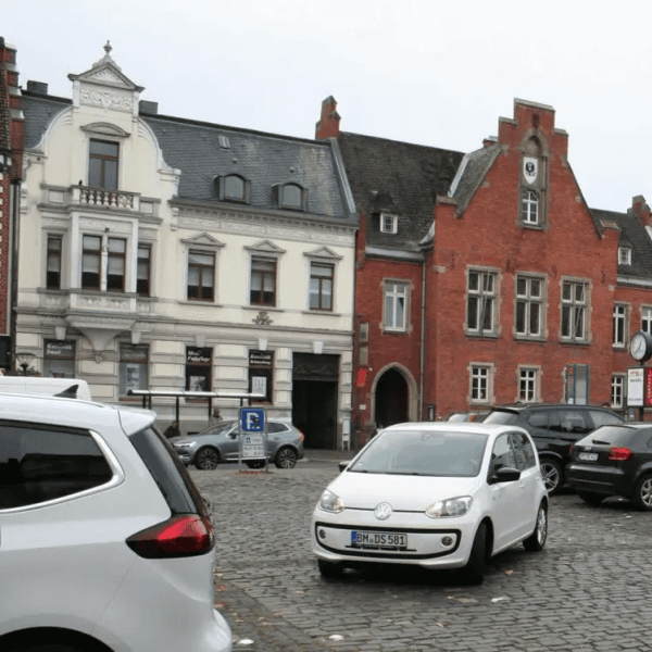 Der Marktplatz in Erftstadt-Lechenich.