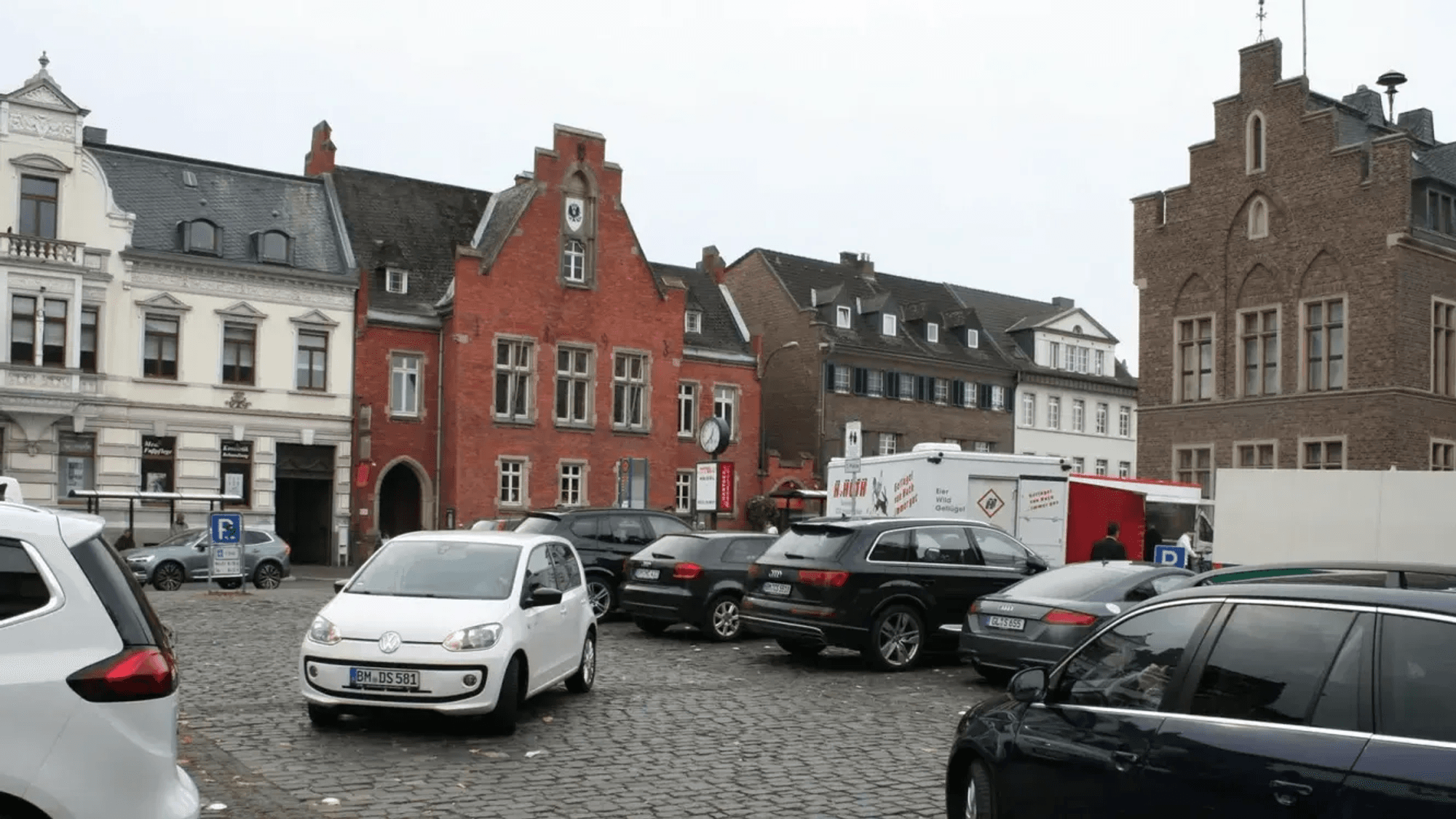 Der Marktplatz in Erftstadt-Lechenich.