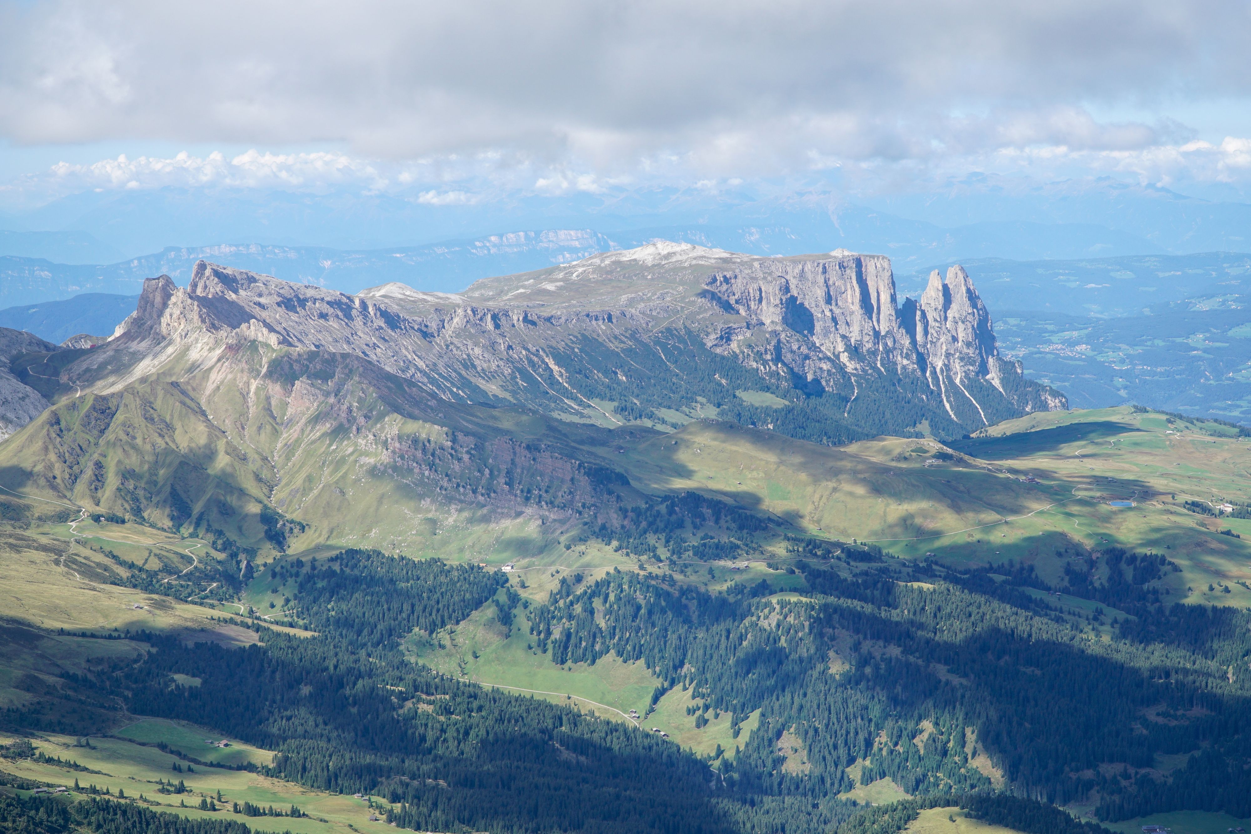 Blick auf die Dolomiten.