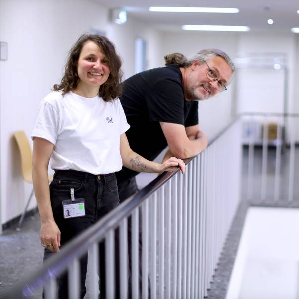 07.07.2026, Köln: Doppelinterview mit Volker Rhein und Nadine Bolz, den beiden technischen Direktoren von Oper und Schauspiel, für unsere Serie "Der größte Umzug Kölns".