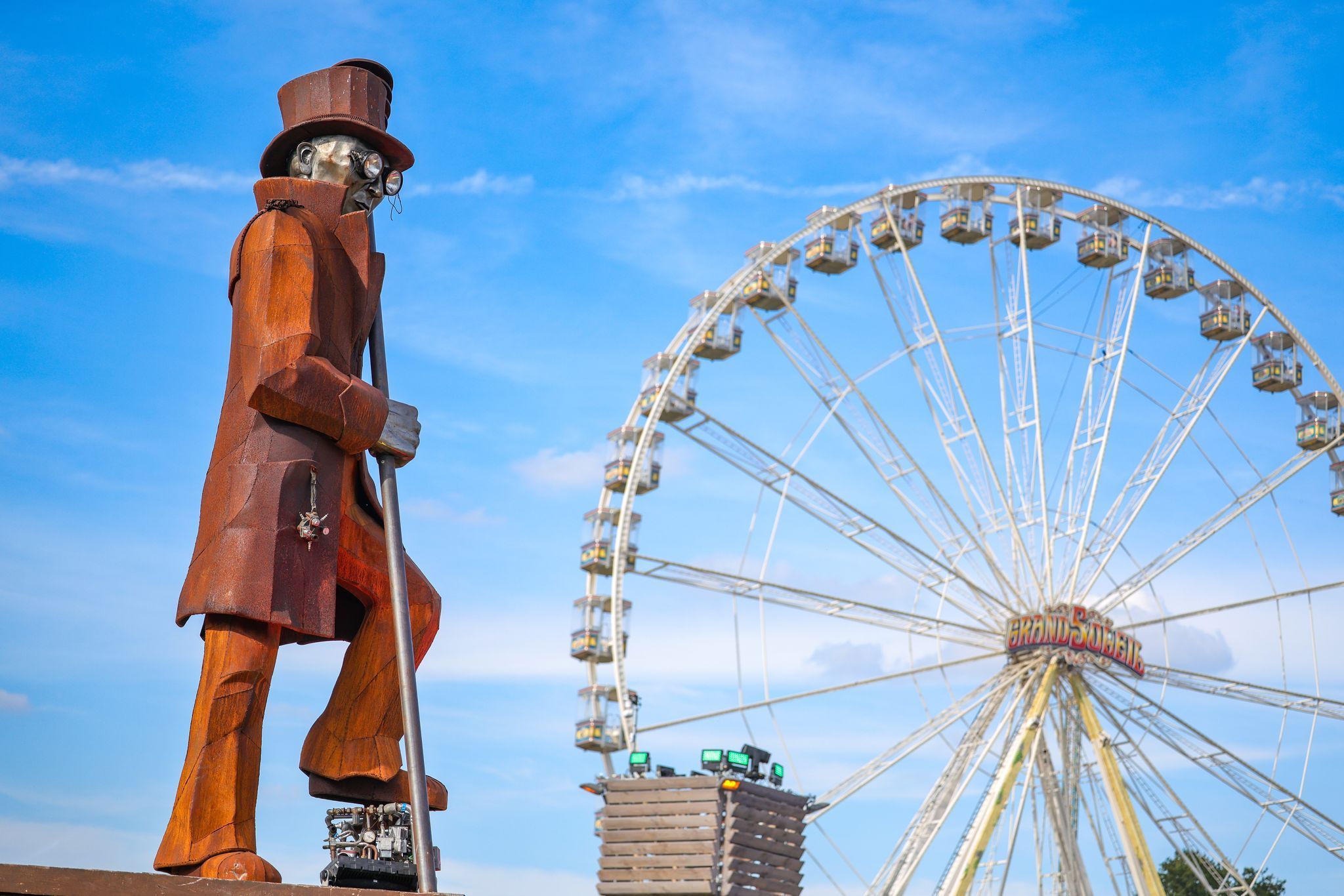 Die Figur des imaginären Gründervaters der Stadt Parookaville, Bill Parooka. (Archivbild)