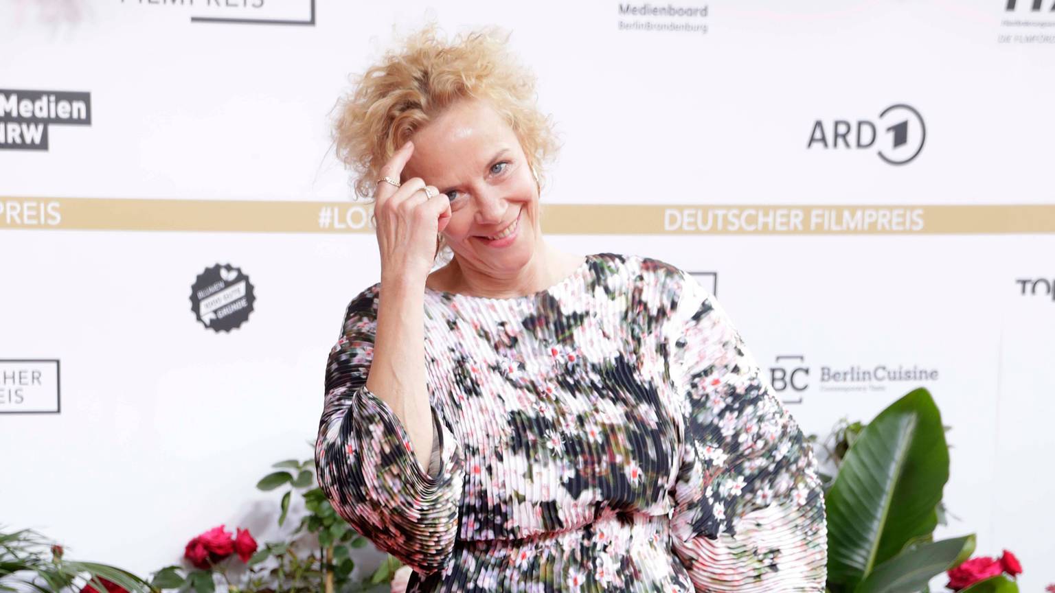 Katja Riemann bei der Verleihung des Deutschen Filmpreises.