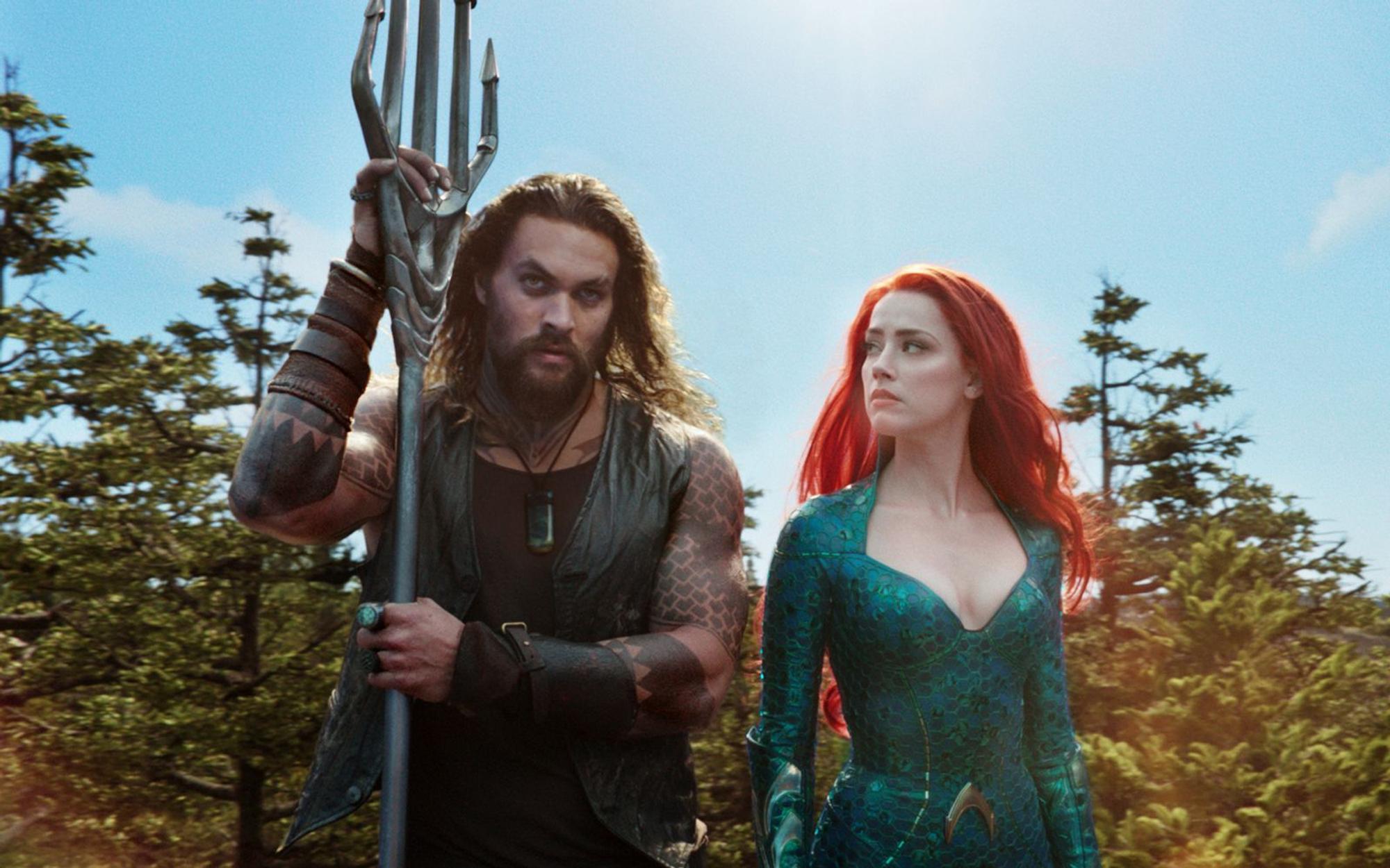 Aquaman (Jason Momoa) und Mera (Amber Heard) müssen Orm aufhalten. (Bild: DC / Warner Bros. Ent.)