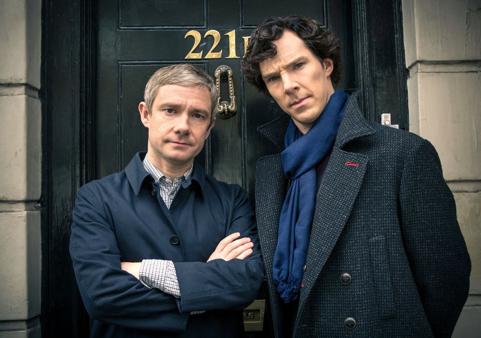 Scheitert die Fortsetzung von „Sherlock“ an den beiden Hauptdarstellern? Es heißt, Martin Freeman (links) und Benedict Cumberbatch hätten kein Interesse, die Kultserie neu aufleben zu lassen. (Bild: ARD / Degeto / BBC / Hartswood Films)
