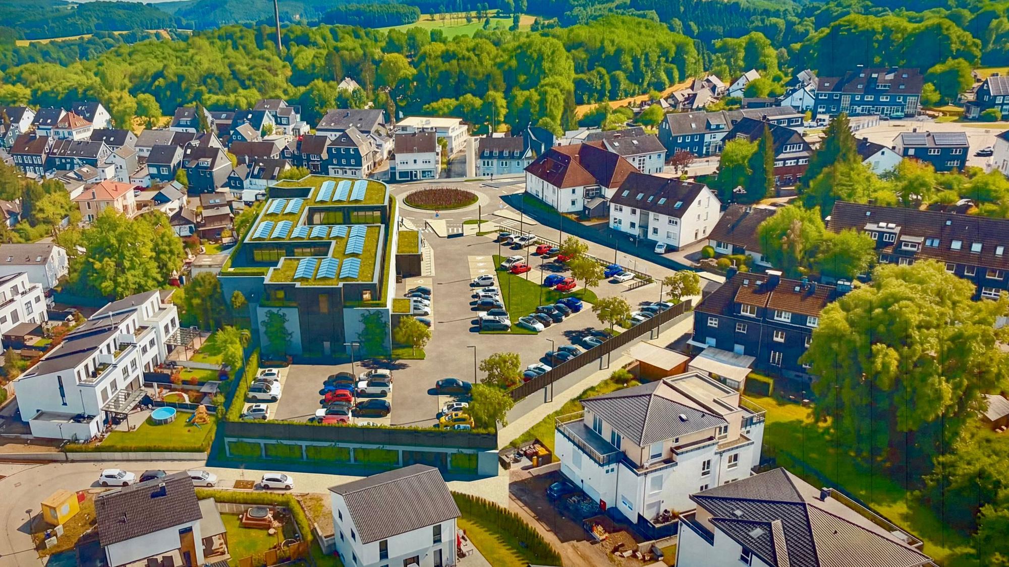 Skizze geplanter Lidl in Hilgen