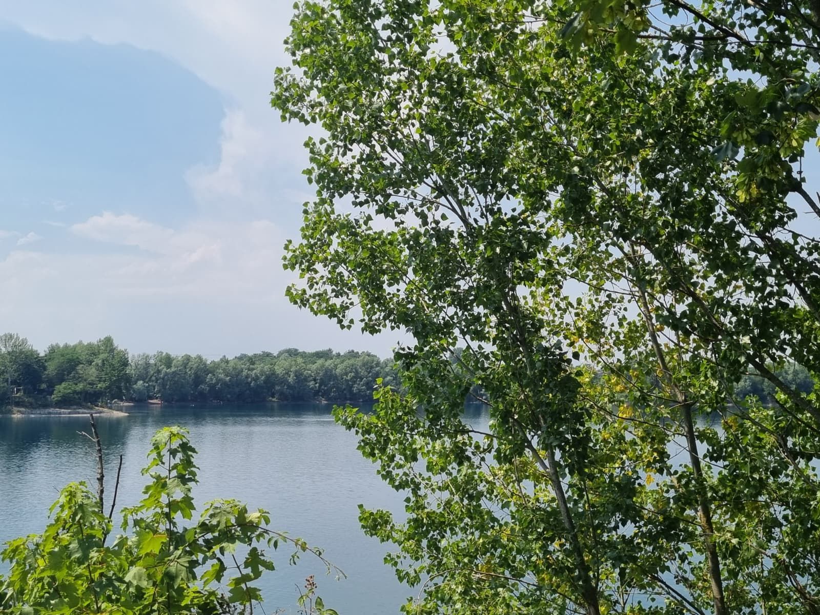 Bei einer Runde um den Stöckenbergsee bietet sich Spaziergängerinnen und Spaziergängern dieser Ausblick.