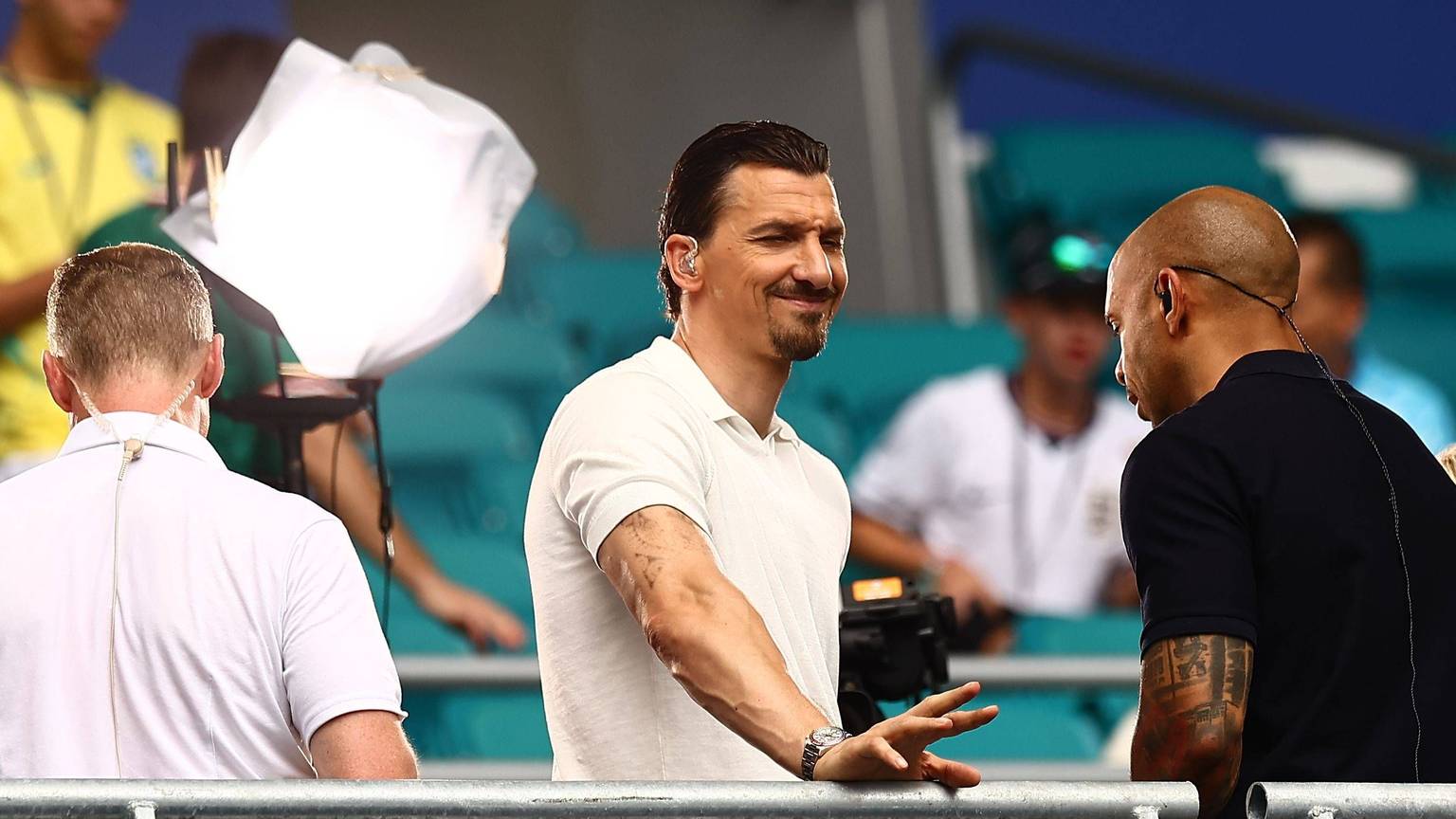 Zlatan Ibrahimovic konnte als TV-Experte auf Anhieb überzeugen.