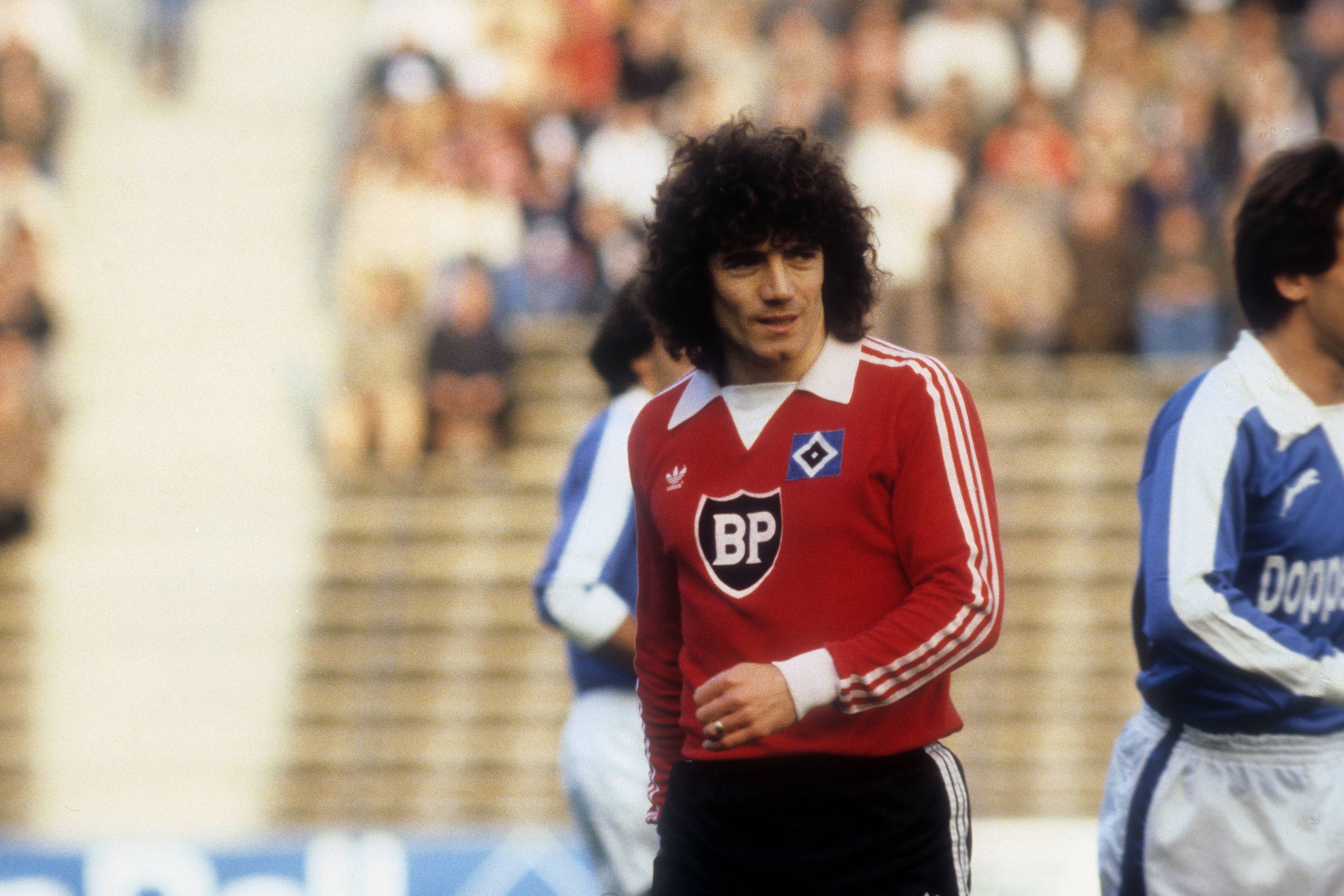 Kevin Keegan im Trikot des Hamburger SV