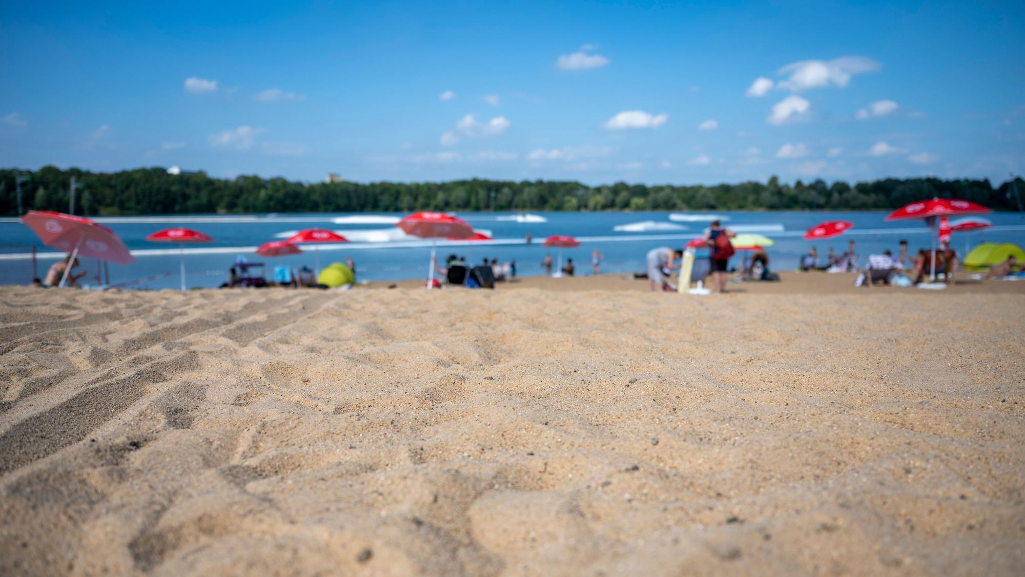 Der Badestrand am Rather See. (Archivbild)