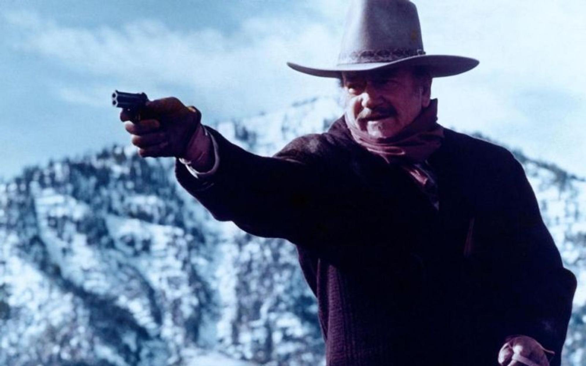 John Wayne (links) ahnte, dass „Der letzte Scharfschütze“ sein letzter Film sein würde. (Bild: Paramount)