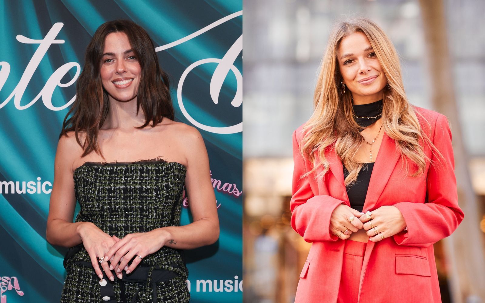 Wöchentlich sprechen Vanessa Mai (links) und Lola Weippert in ihrem Podcast „Schön laut“ über Themen rund um ihr Privat- und Berufsleben. (Bild: Getty Images (Collage))