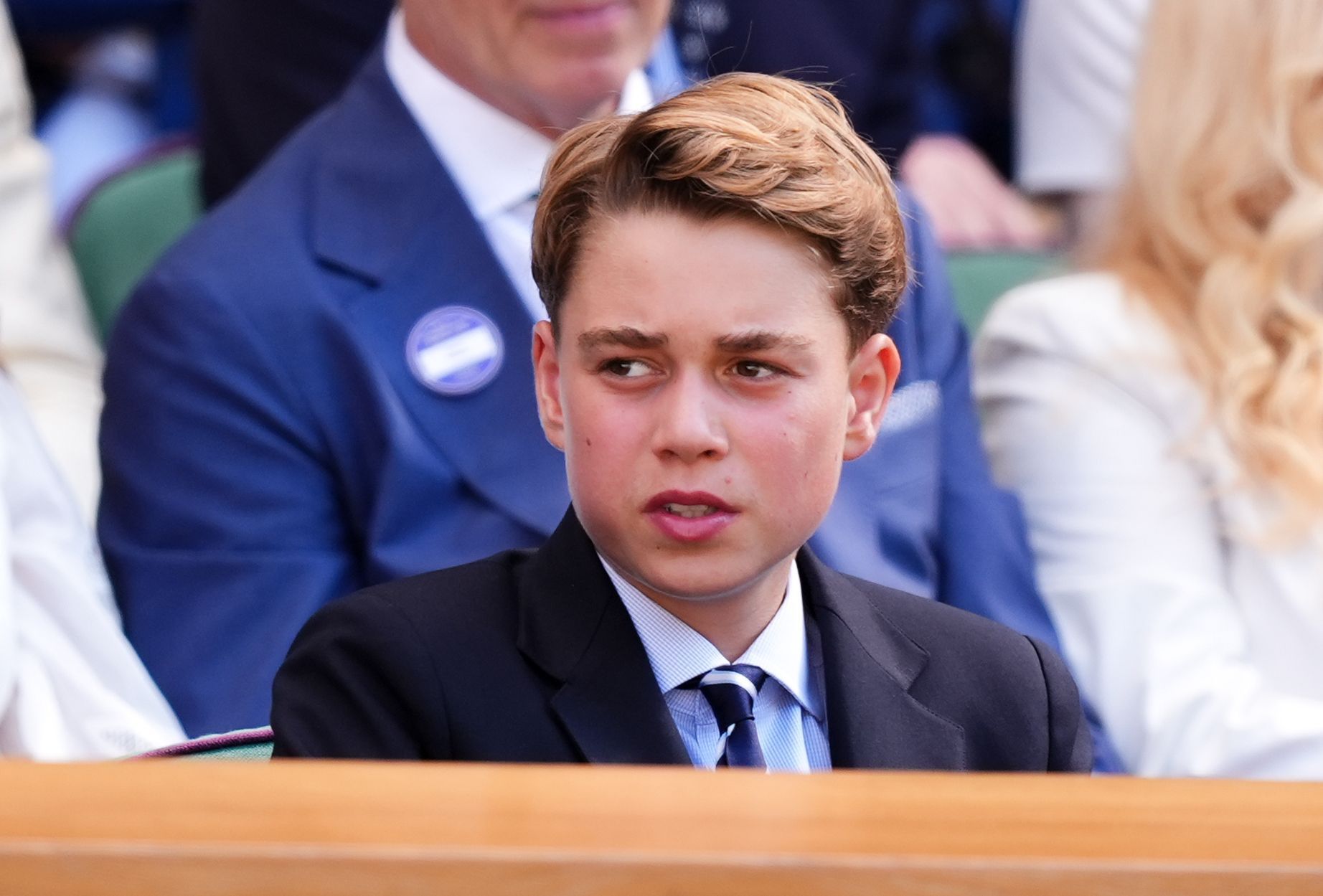 Hier ist Prinz George vor wenigen Tagen in der Royal Box beim Tennis-Turnier in Wimbledon zu sehen.