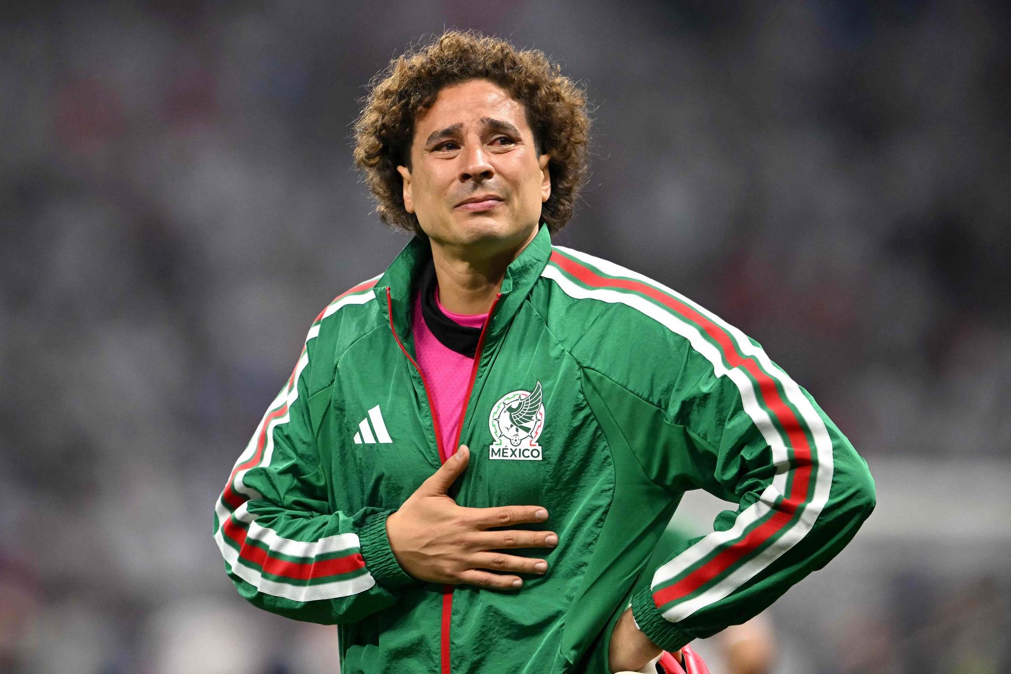 Mexikos Torwart-Ikone Guillermo Ochoa beendet seine Karriere. Hier ist er im WM-Spiel gegen Tschechien zu sehen.