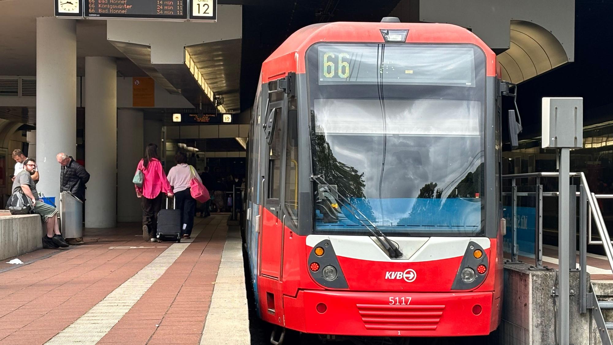 Die Linie 66 fährt ab dem 2. September zunächst nicht mehr bis Siegburg, sondern nur noch zwischen Bonn Hauptbahnhof und Vilich.