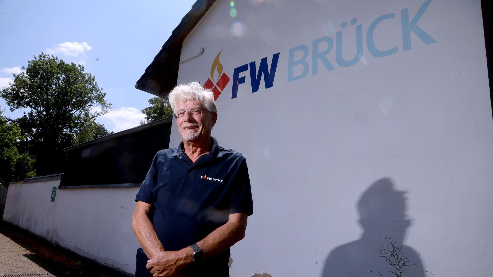 Der Einsatz für die Freiwillige Feuerwehr in Brück war für Heinz-Dieter Richmann der Startschuss für ein Leben voller Ehrenämter.