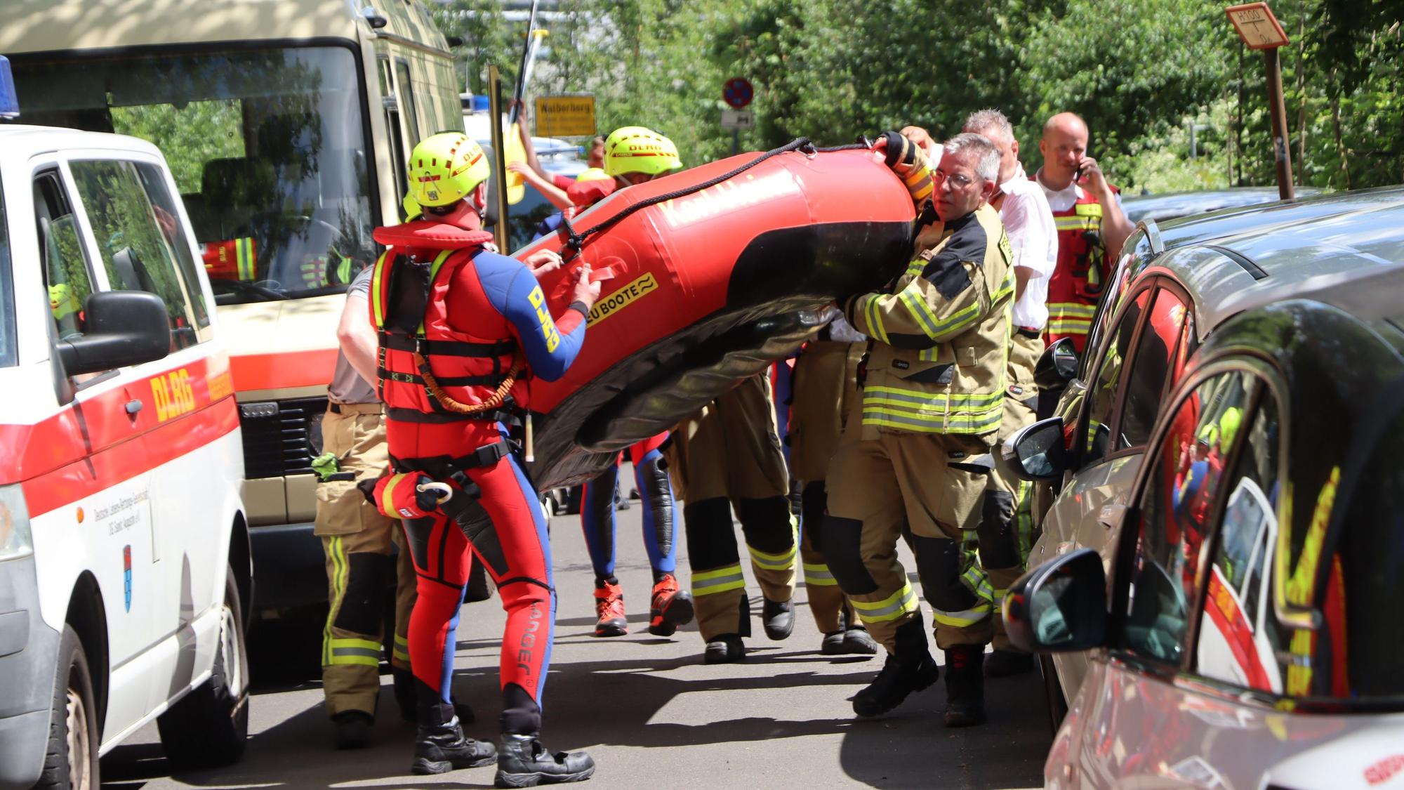 Lebensretter im Einsatz – hier in Bornheim-Walberberg am Berggeistsee im Sommer 2025
