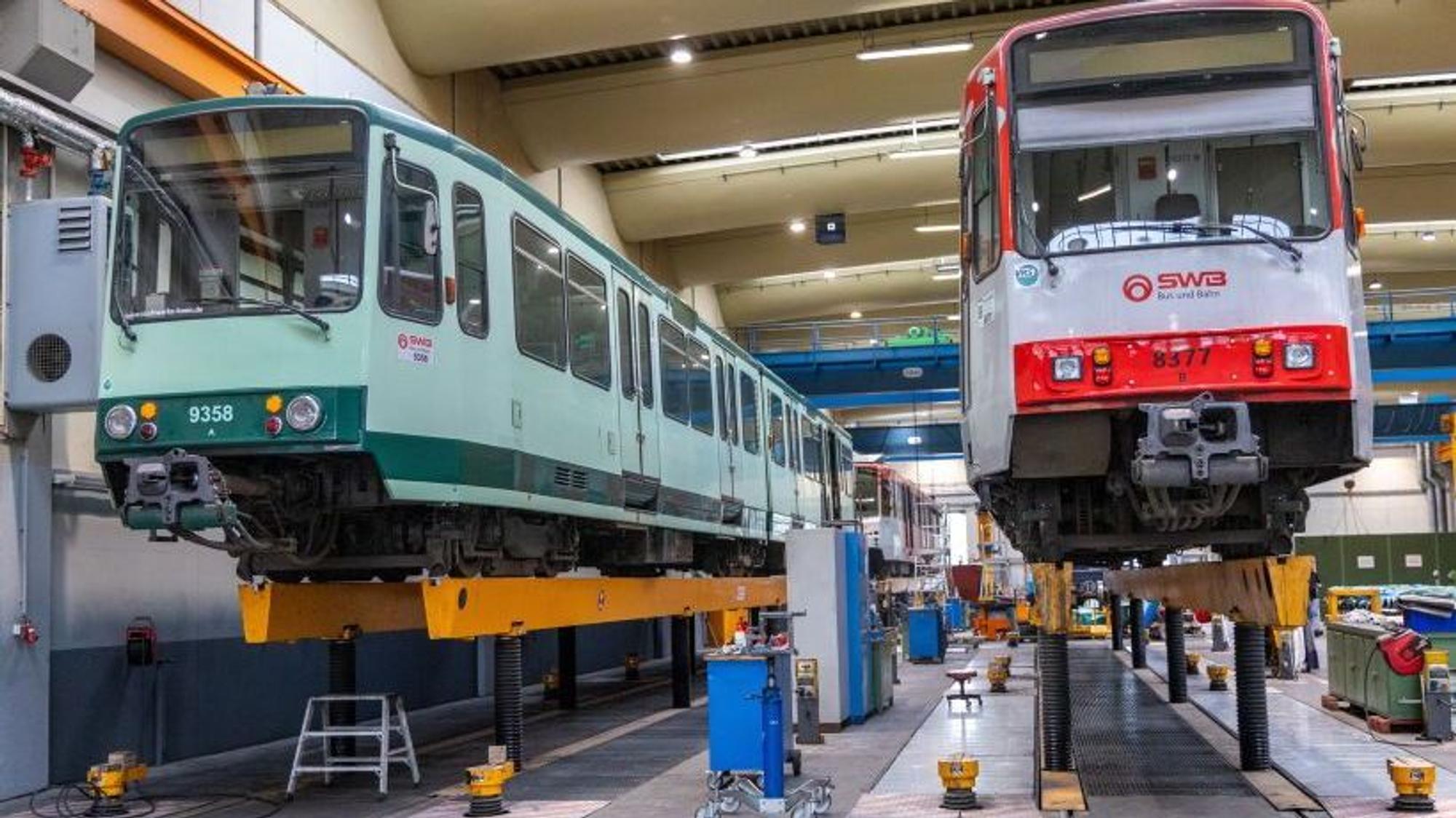 60 der 75 Stadtbahnen wurden aus dem Verkehr gezogen. Sie werden einer Überprüfung unterzogen.