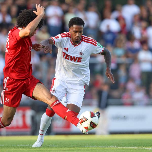 Youssoupha Niang im Dribbling gegen Bergisch Gladbach.