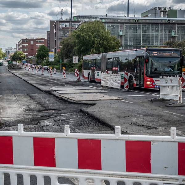 Friedrich-Ebert-Straße Baustelle