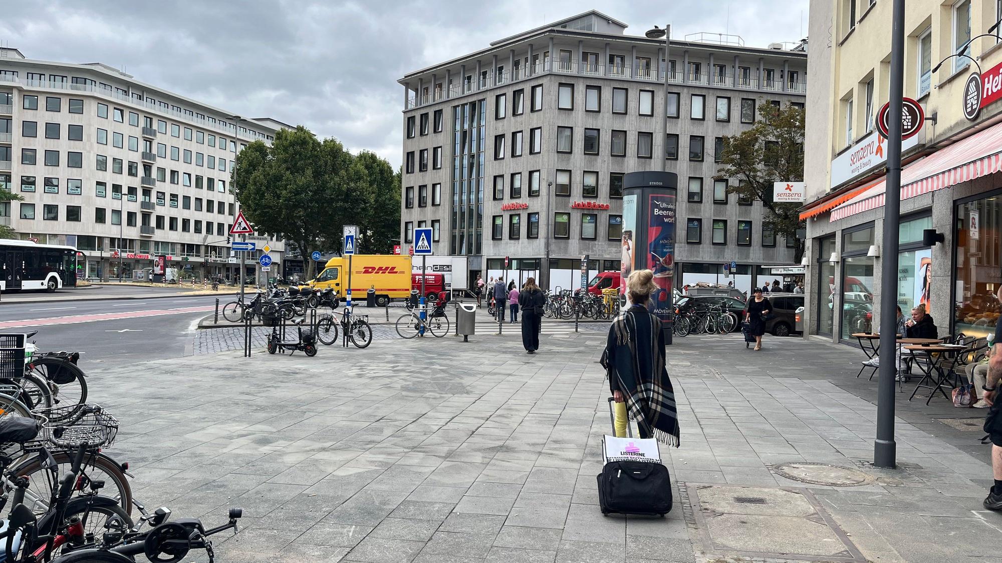 Von dem früheren Zugang zum Ebertplatz ist nichts mehr zu sehen.